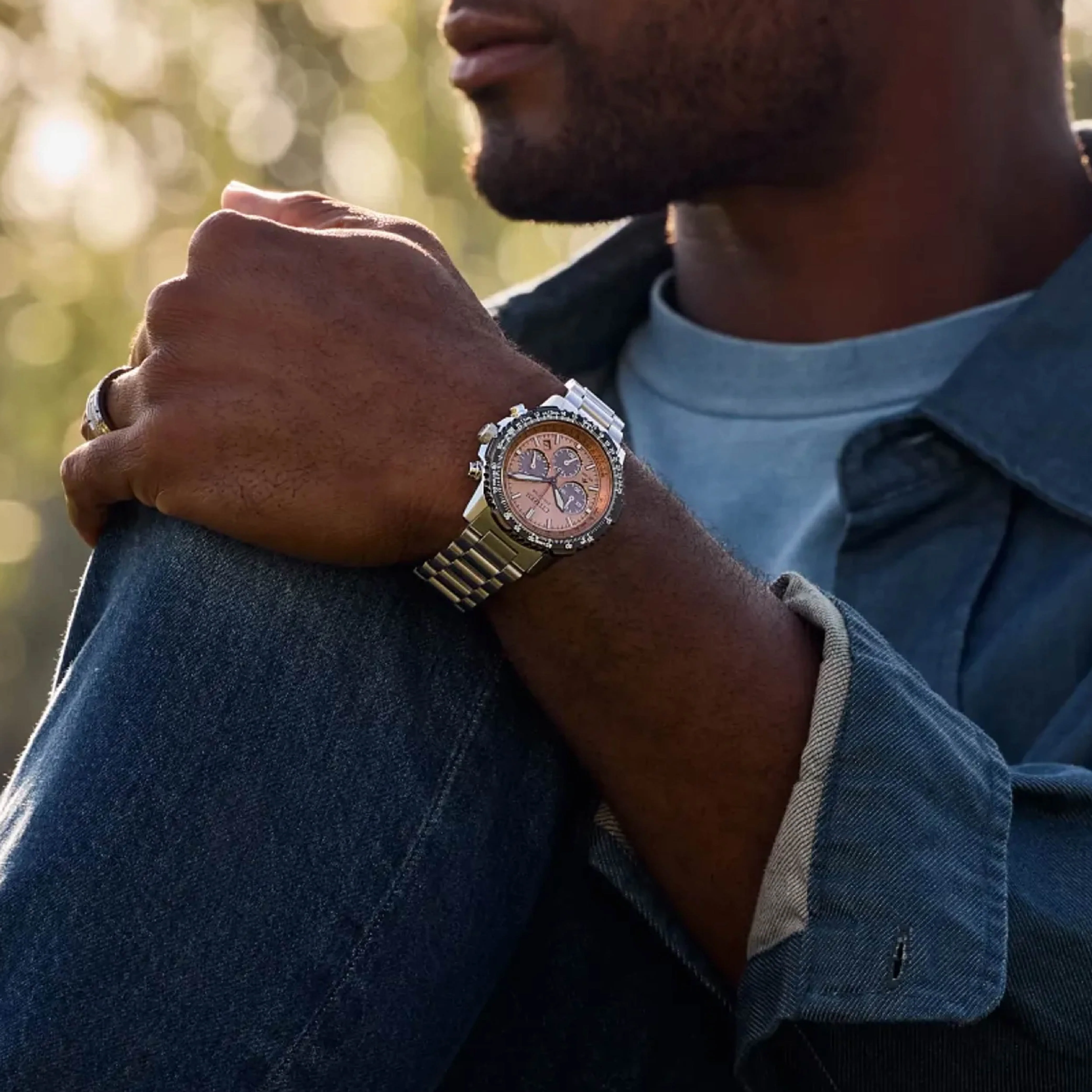 Promaster Navihawk Salmon / Stainless Steel | Salmon Dial - Image 6
