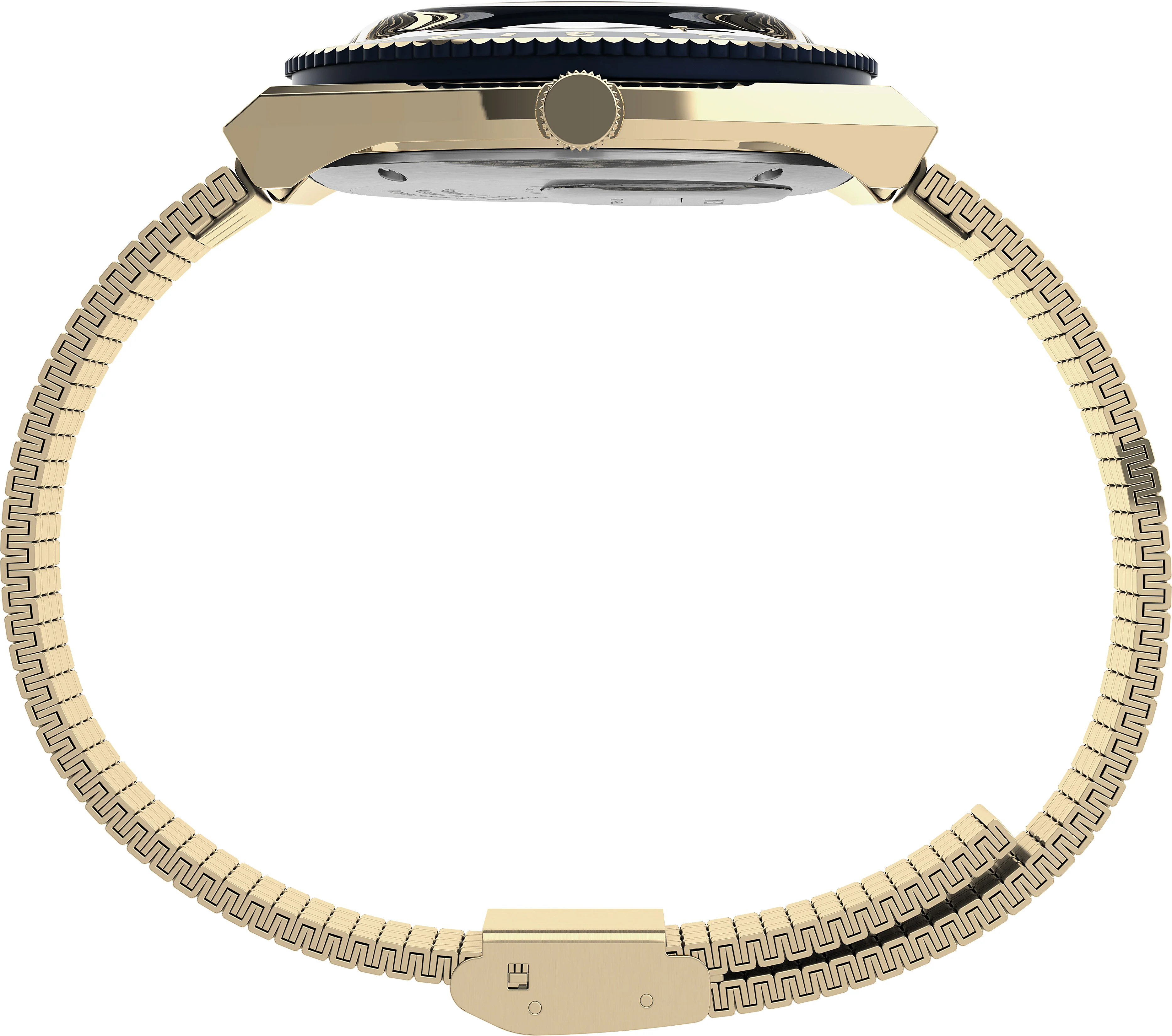 Q TIMEX Gold-Tone / Stainless Steel | Blue Dial - Image 5