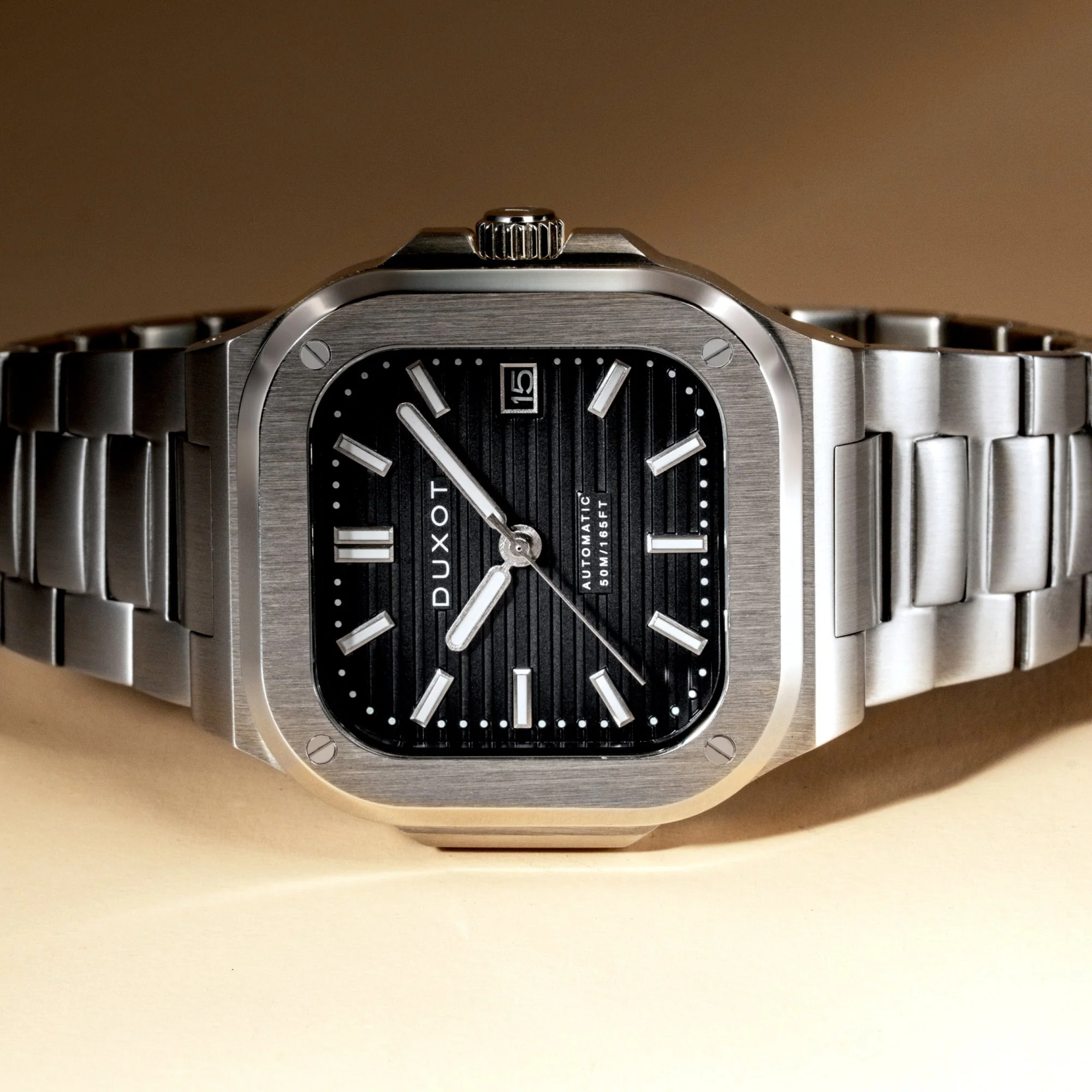 Quadrata Automatic Black / Stainless Steel | Black Dial - Image 3