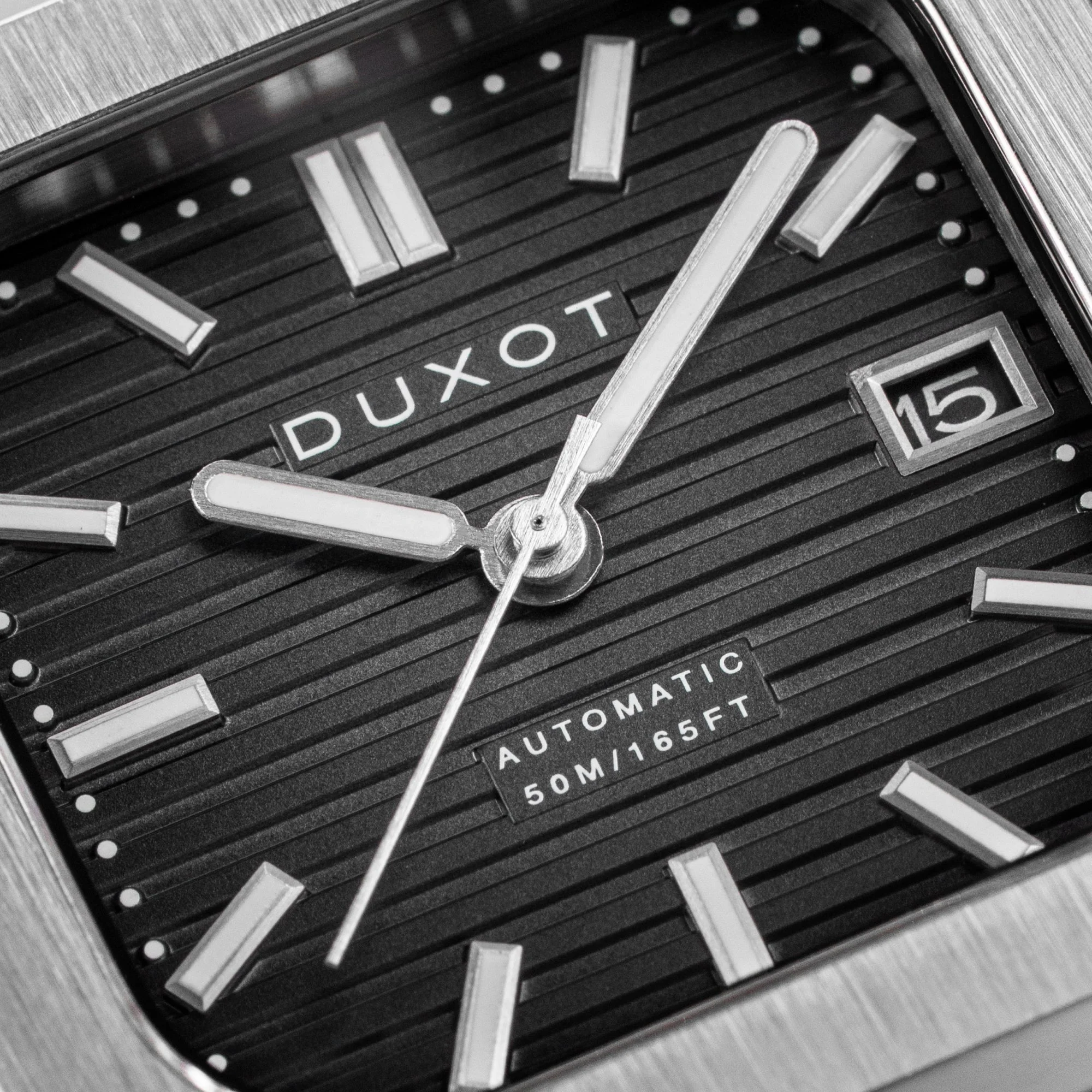 Quadrata Automatic Black / Stainless Steel | Black Dial - Image 4