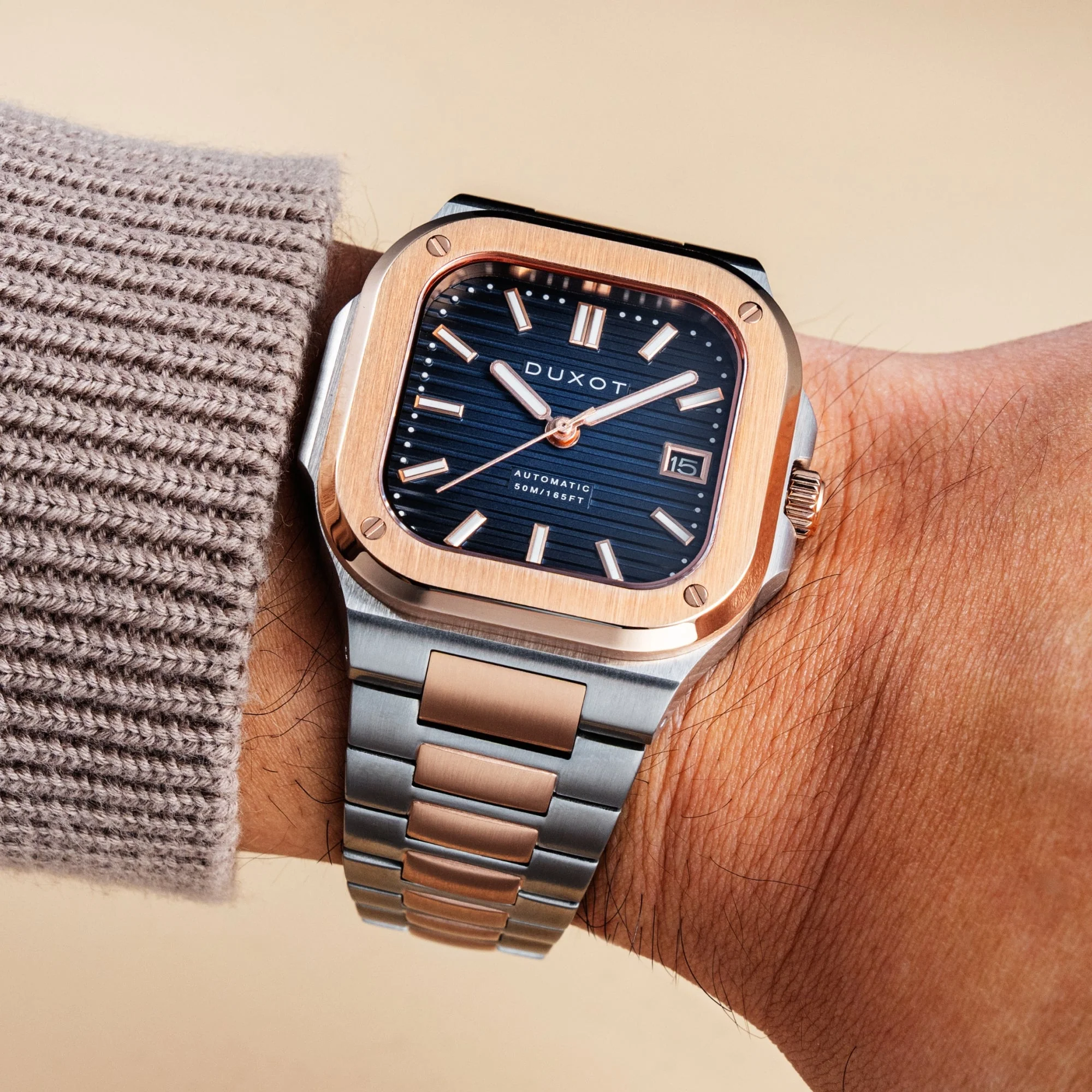 Quadrata Automatic Blue / Stainless Steel | Blue Dial - Image 2