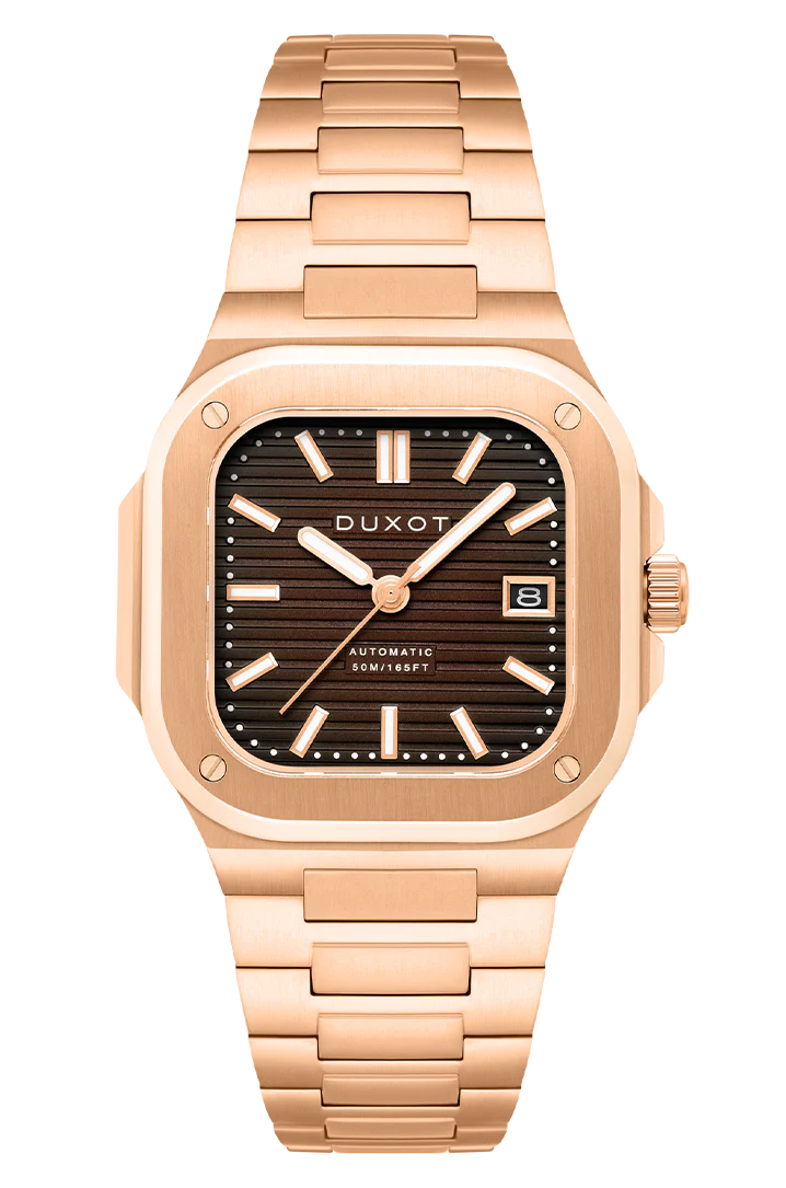 Quadrata Automatic Brown / Stainless Steel | Brown Dial