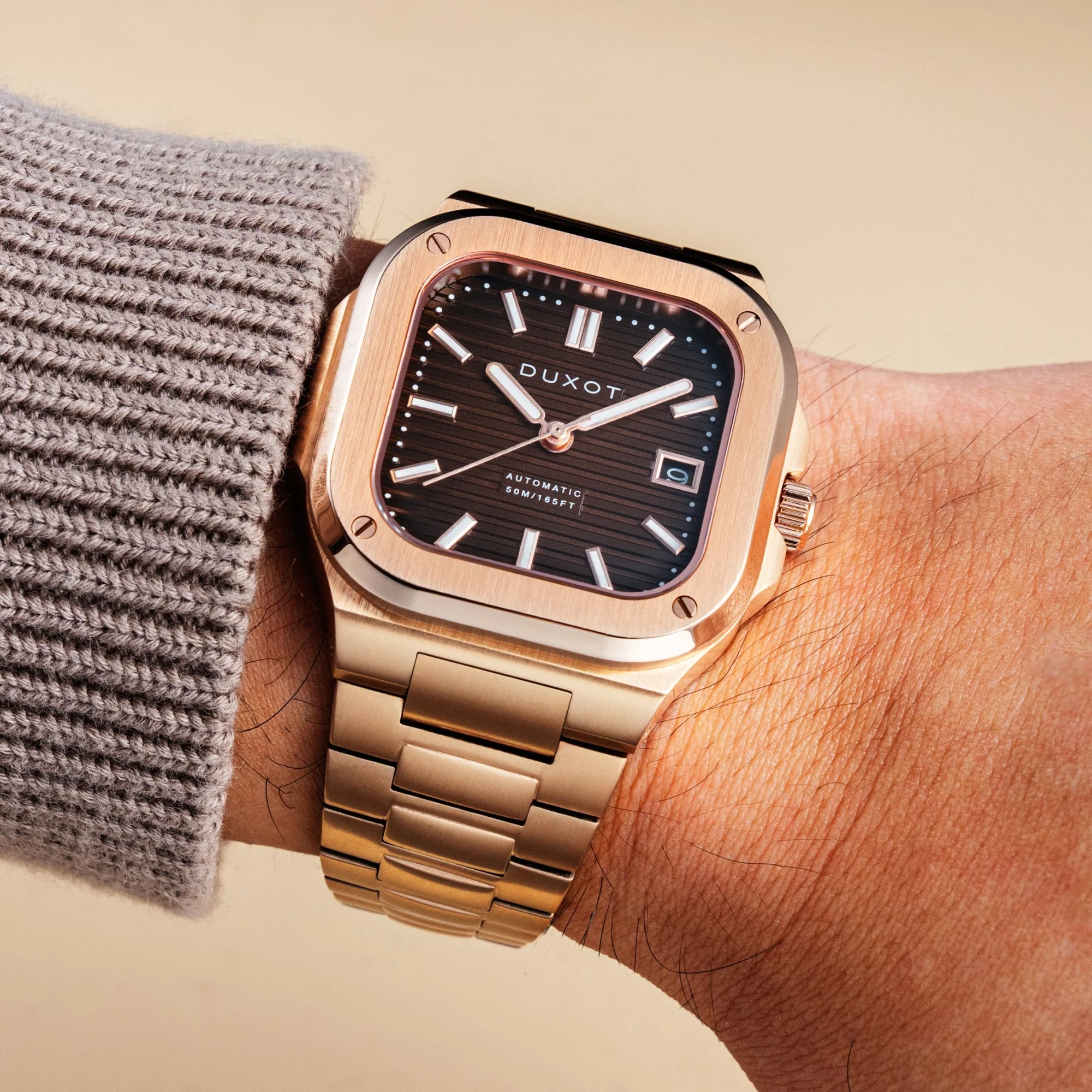 Quadrata Automatic Brown / Stainless Steel | Brown Dial - Image 2