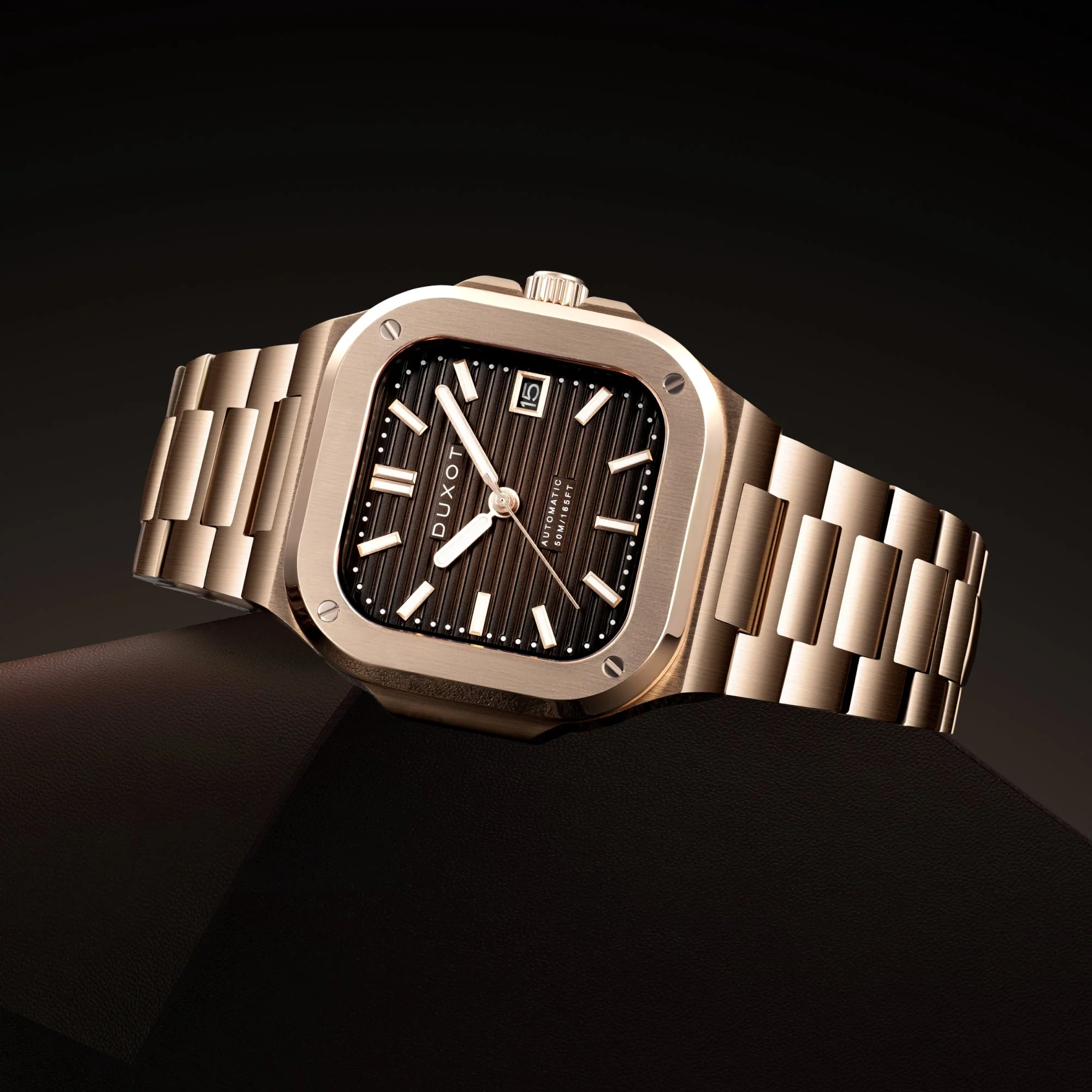 Quadrata Automatic Brown / Stainless Steel | Brown Dial - Image 3