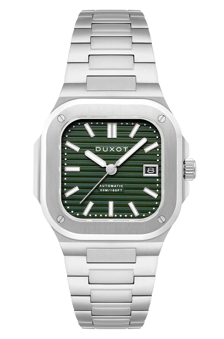 Quadrata Automatic Green / Stainless Steel | Green Dial