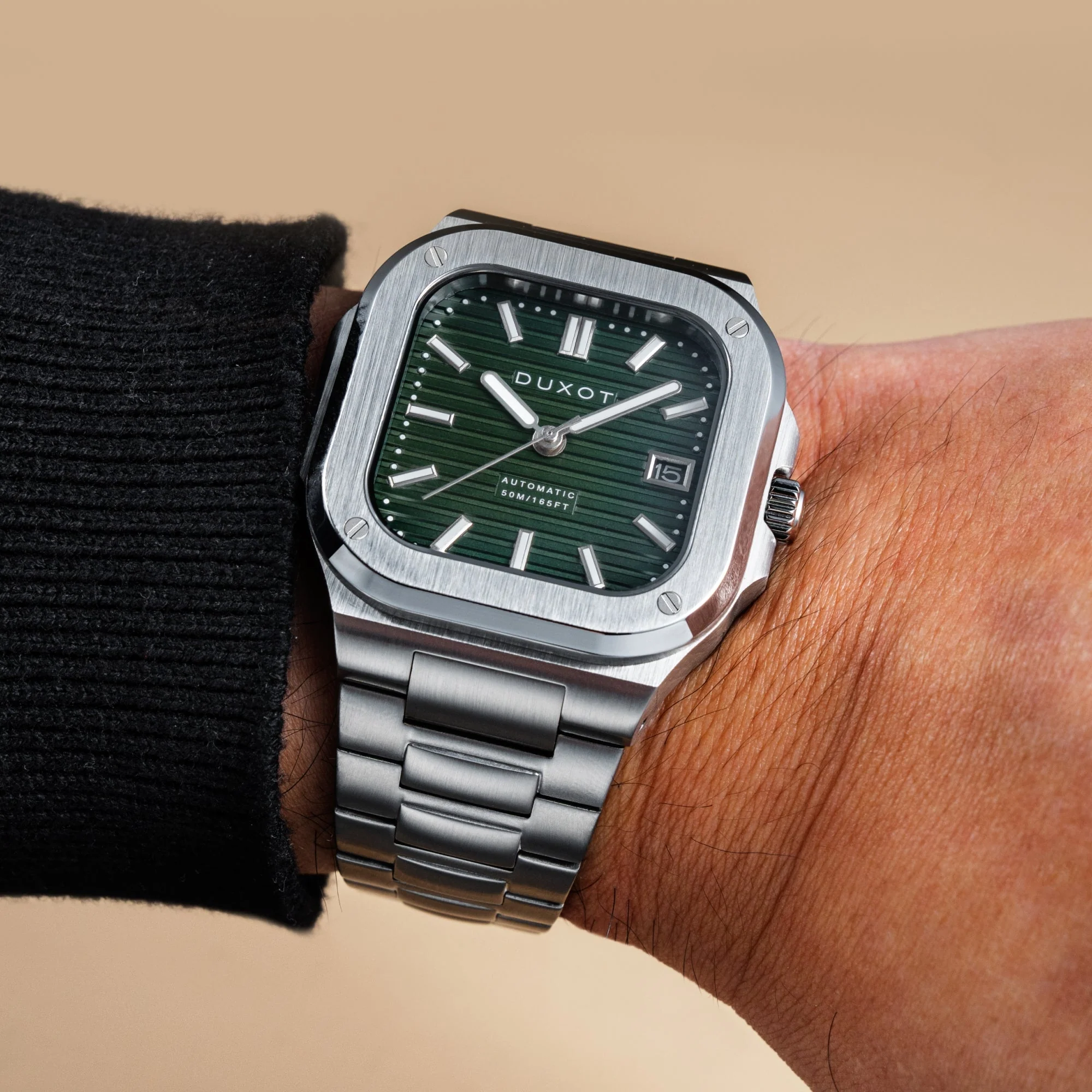 Quadrata Automatic Green / Stainless Steel | Green Dial - Image 2