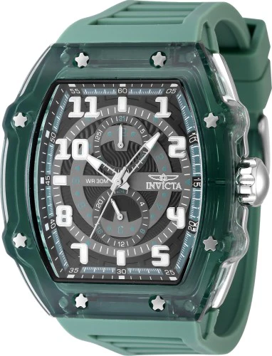 Racing 48.5mm / Black / Green | Black Dial