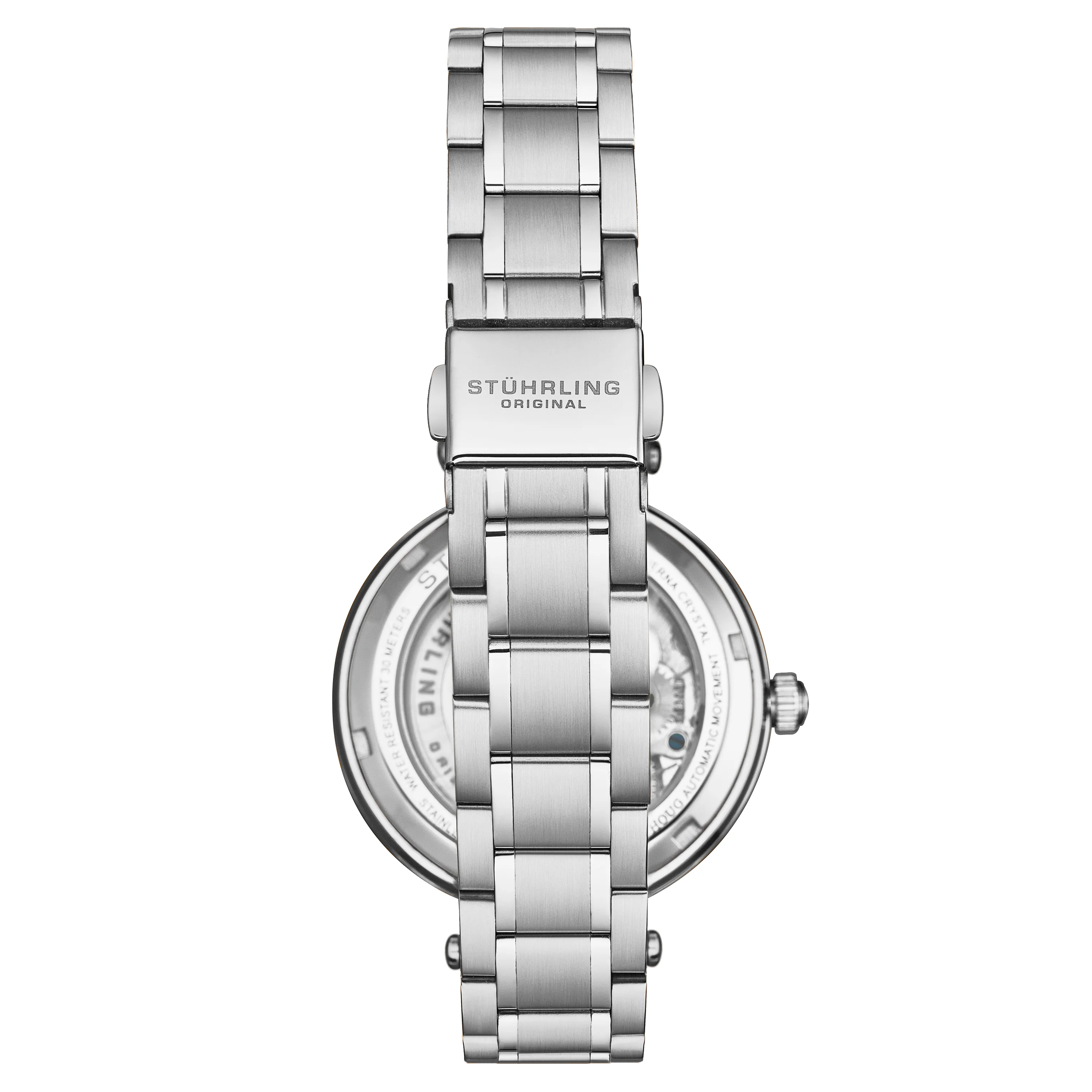 Radiant Elegance Automatic Skeleton Silver/Stainless | Silver Dial - Image 2