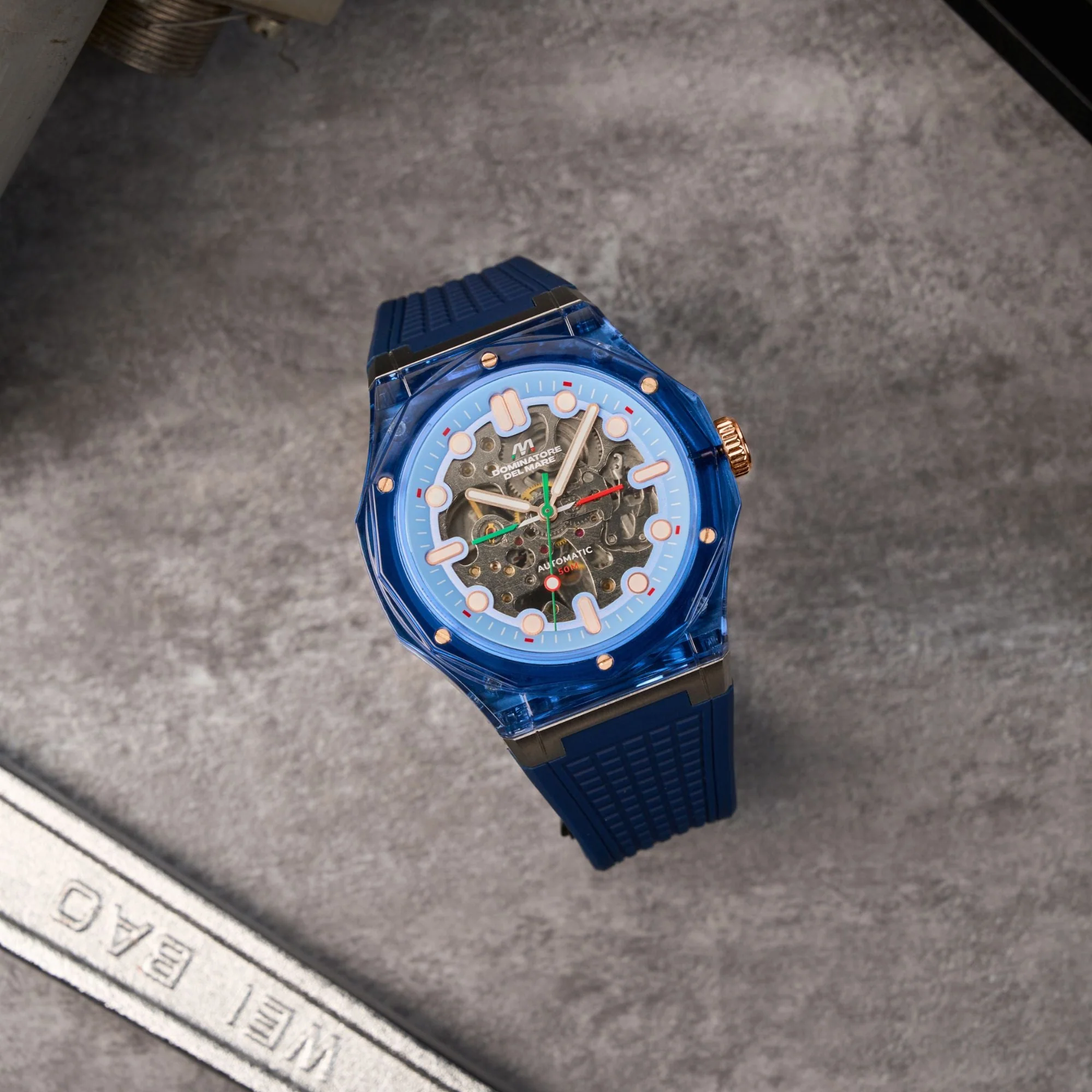 Ravello Automatic Blue / Silicone | Blue Dial - Image 2