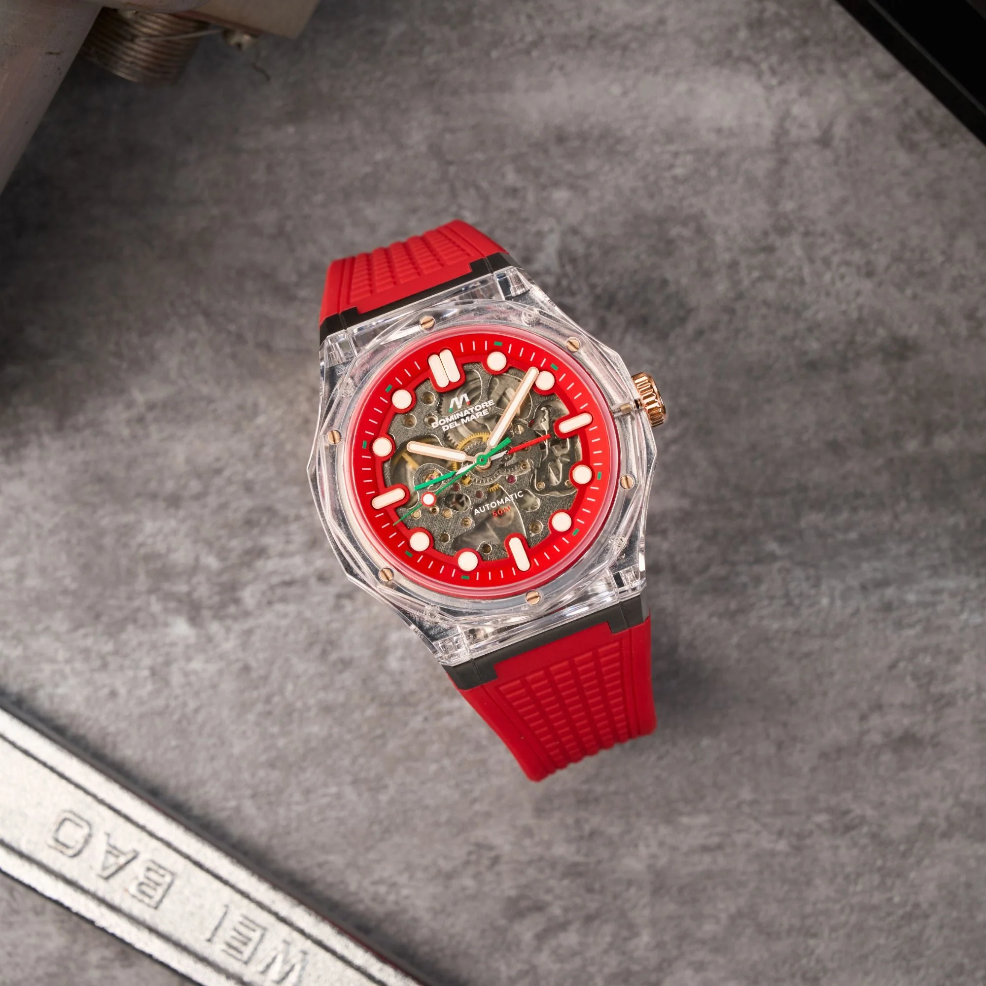 Ravello Automatic Red / Silicone | Red Dial - Image 2
