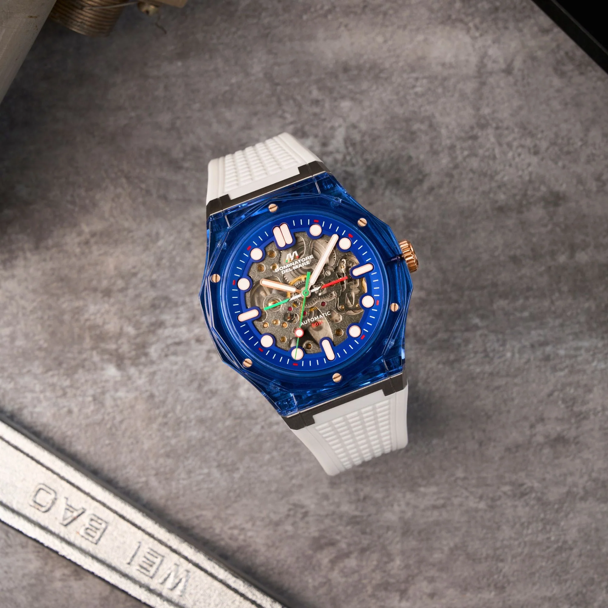 Ravello Automatic Blue & White / Silicone | Blue Dial - Image 2