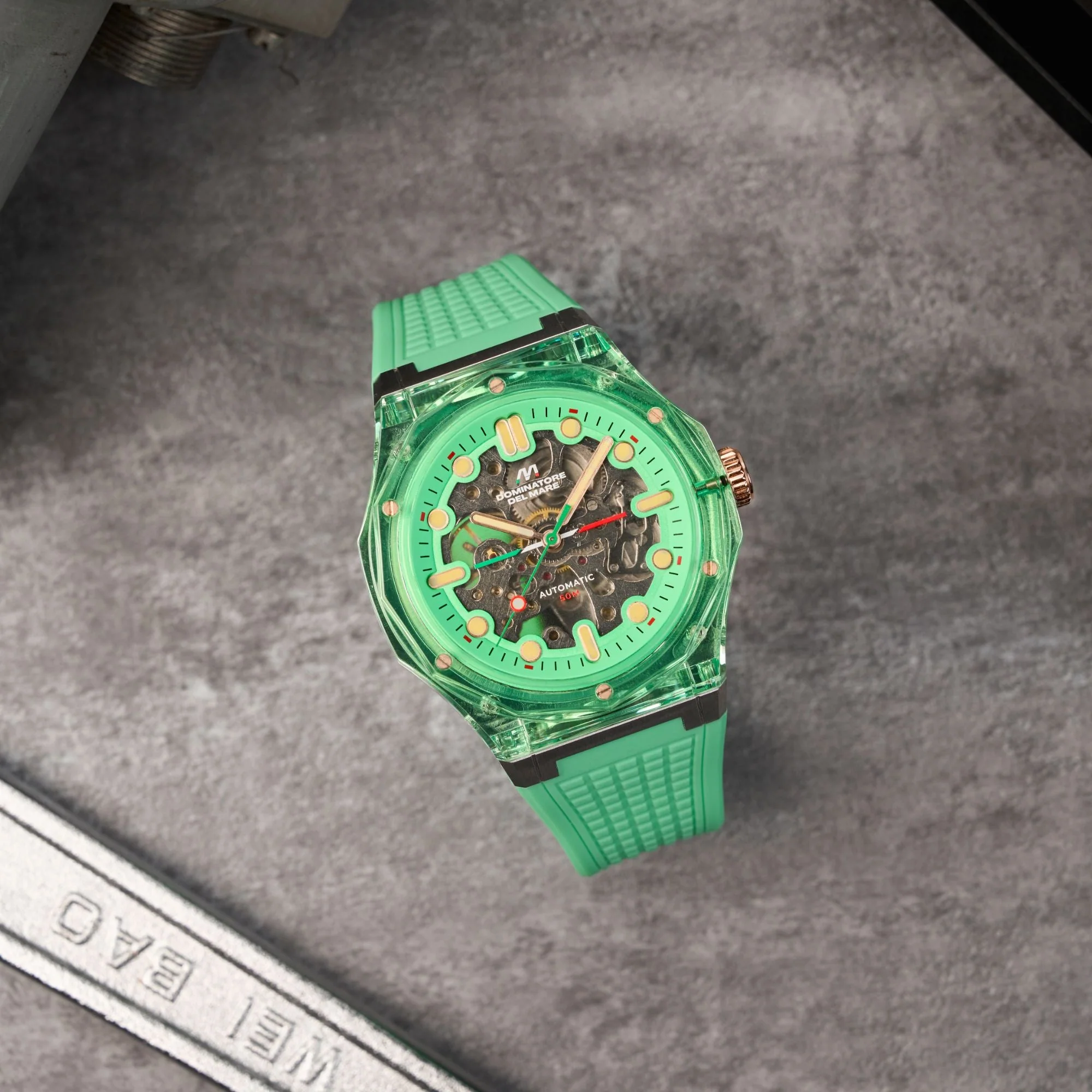Ravello Automatic Green / Silicone | Green Dial - Image 2