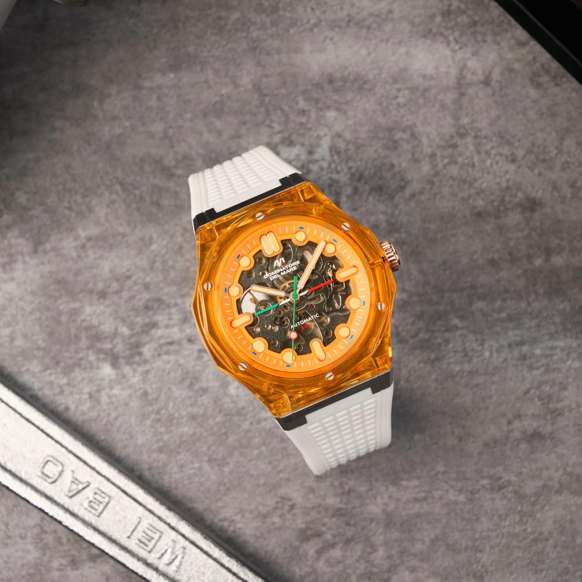 Ravello Automatic Orange / Silicone | Orange Dial - Image 2