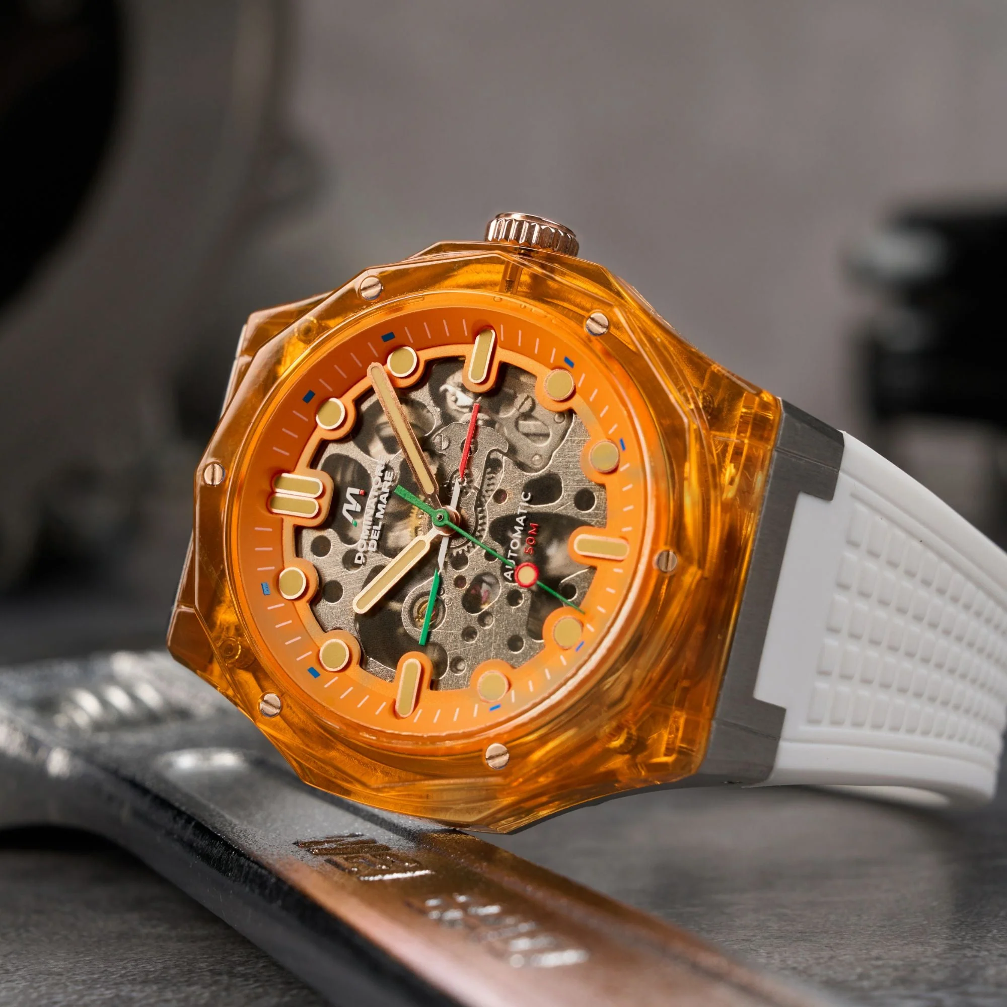 Ravello Automatic Orange / Silicone | Orange Dial - Image 3