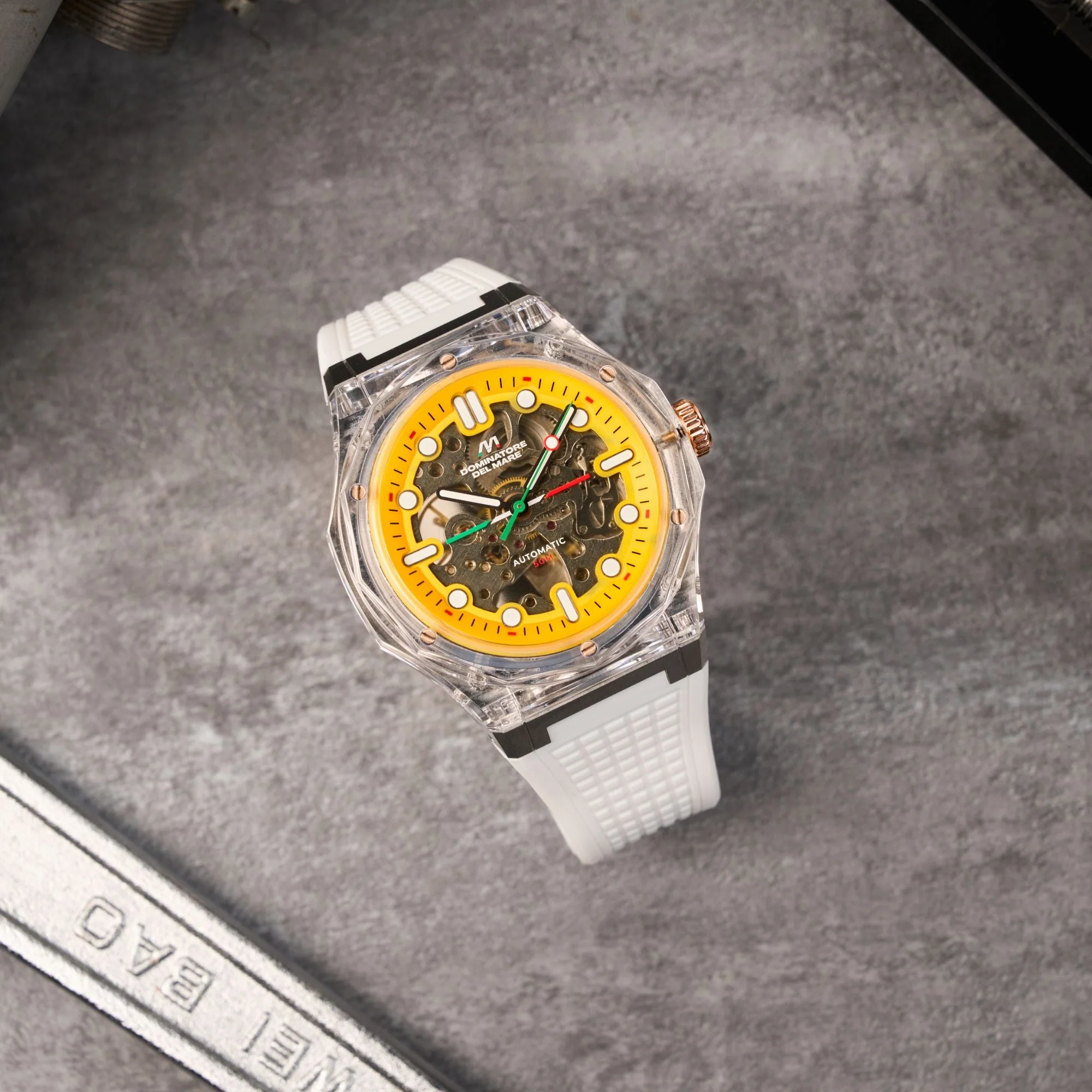 Ravello Automatic Yellow / Silicone | Yellow Dial - Image 2