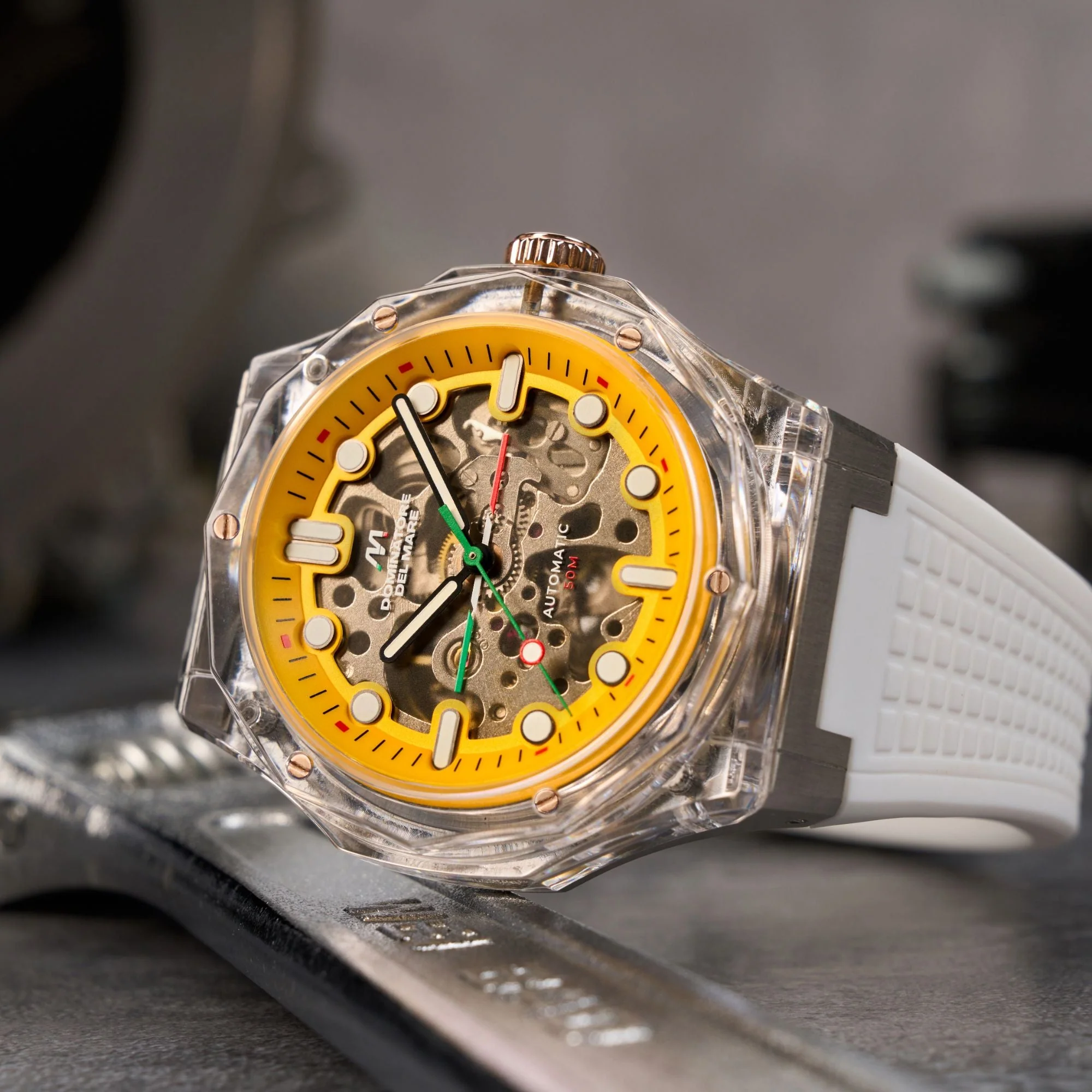 Ravello Automatic Yellow / Silicone | Yellow Dial - Image 3