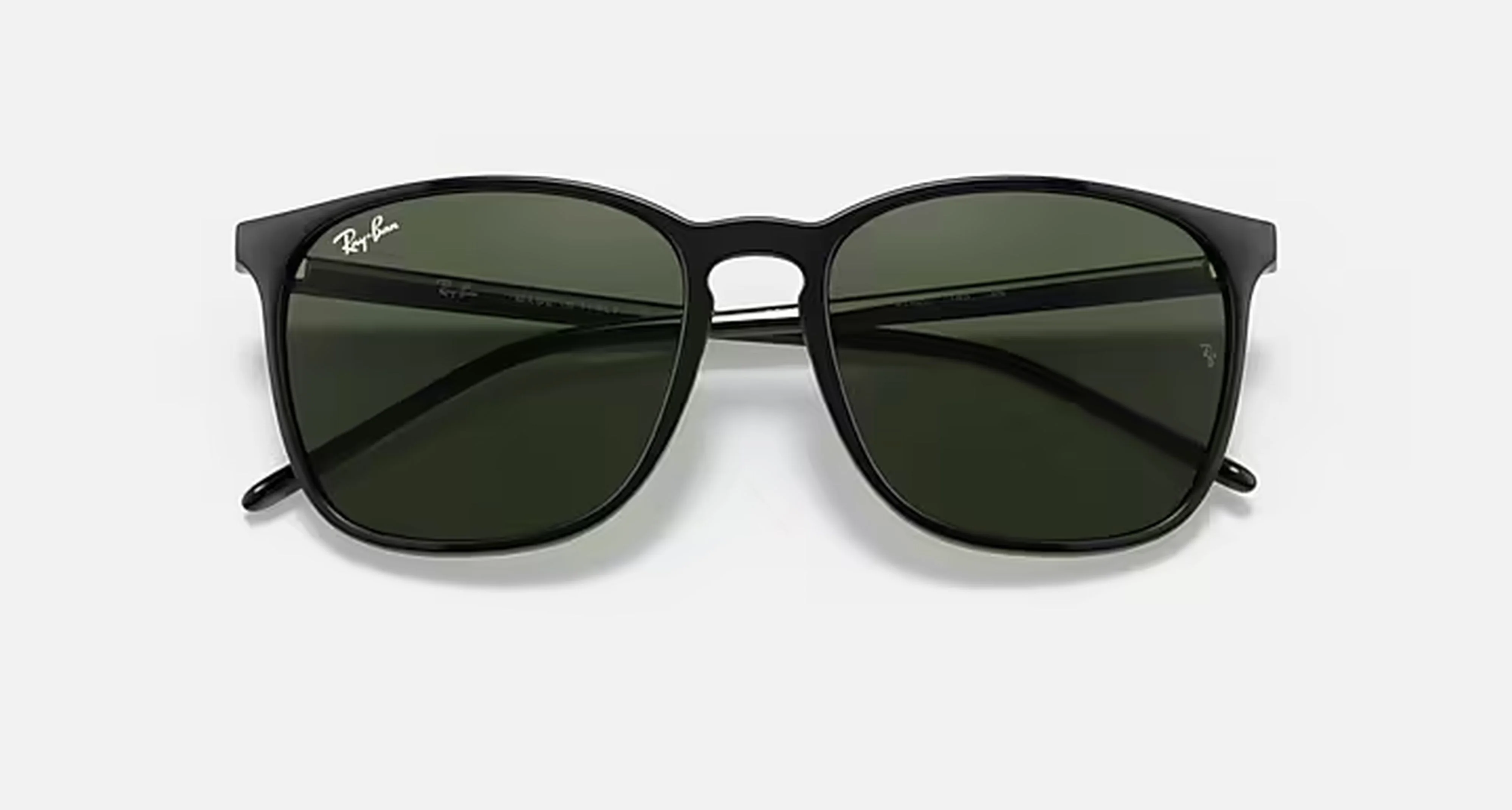 RB4387 UNISEX / BLACK-DARK GREEN - Image 4