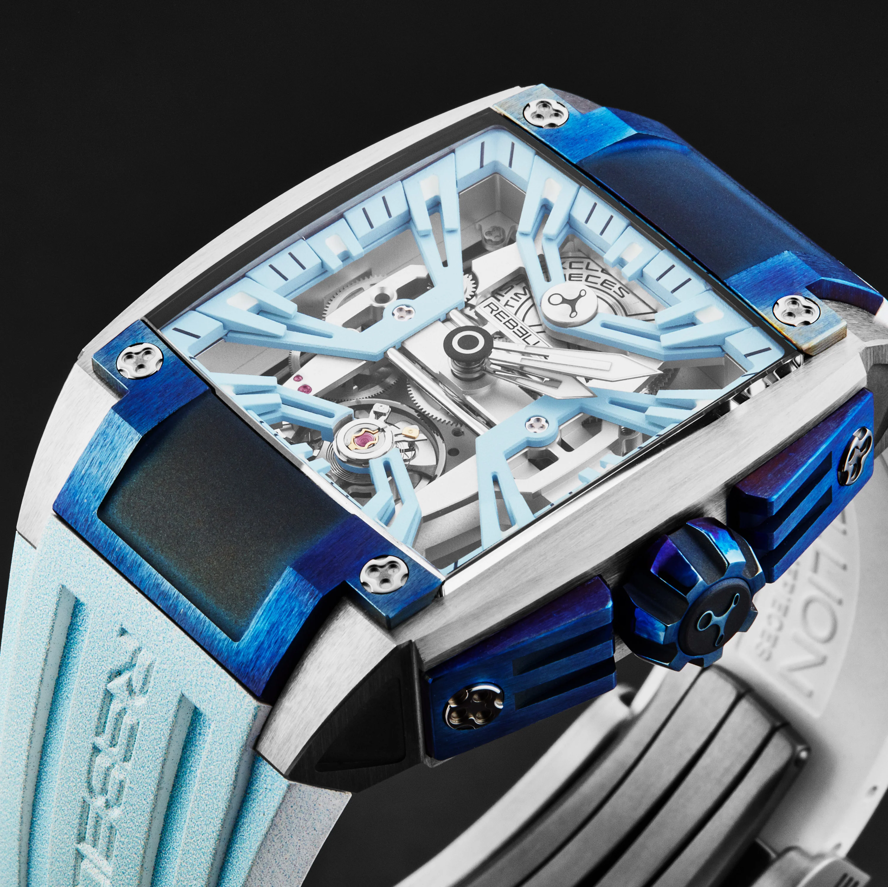 Re-Volt RBREV2H.ONW19 / Blue Skeletonized | Blue Skeletonized Dial - Image 2