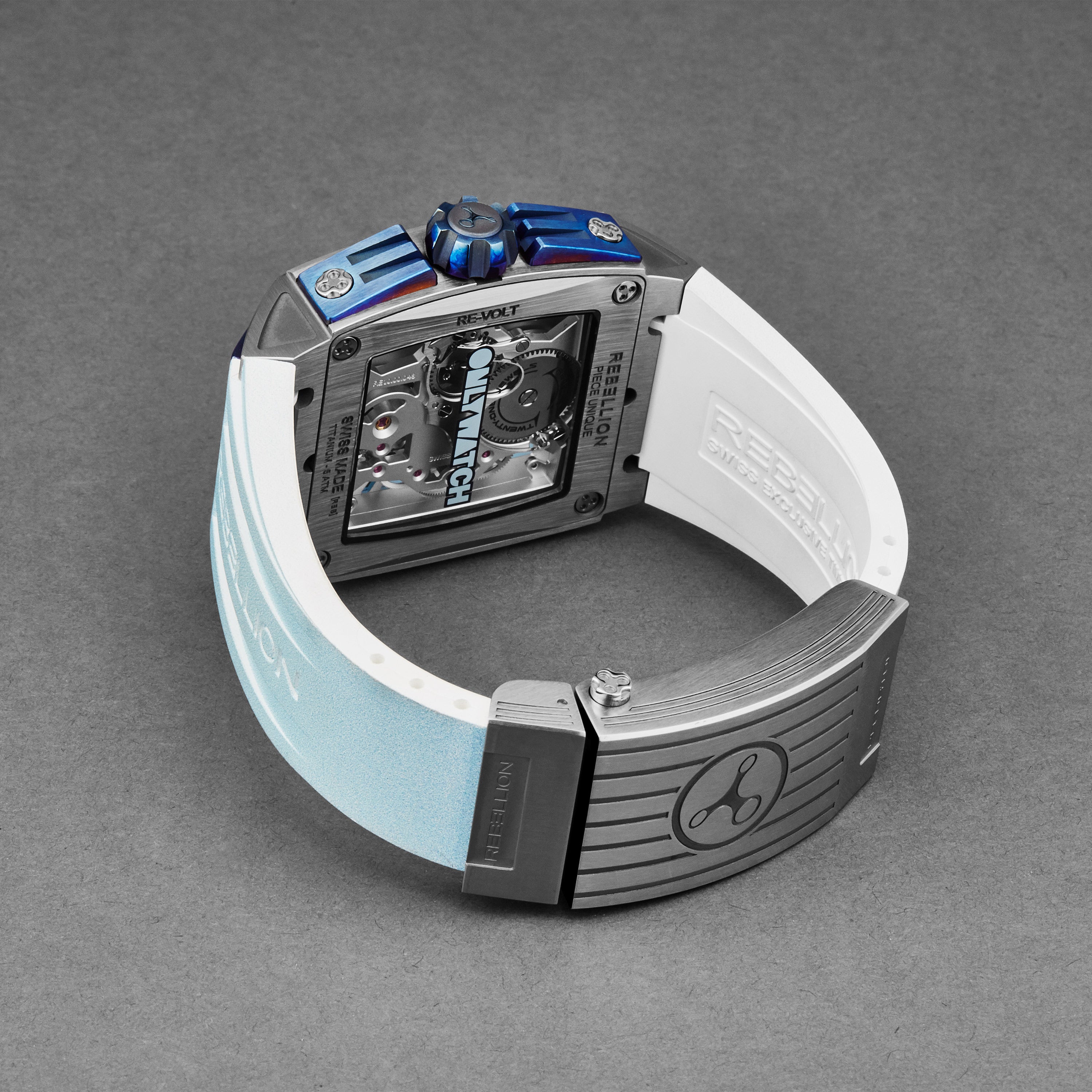 Re-Volt RBREV2H.ONW19 / Blue Skeletonized | Blue Skeletonized Dial - Image 3