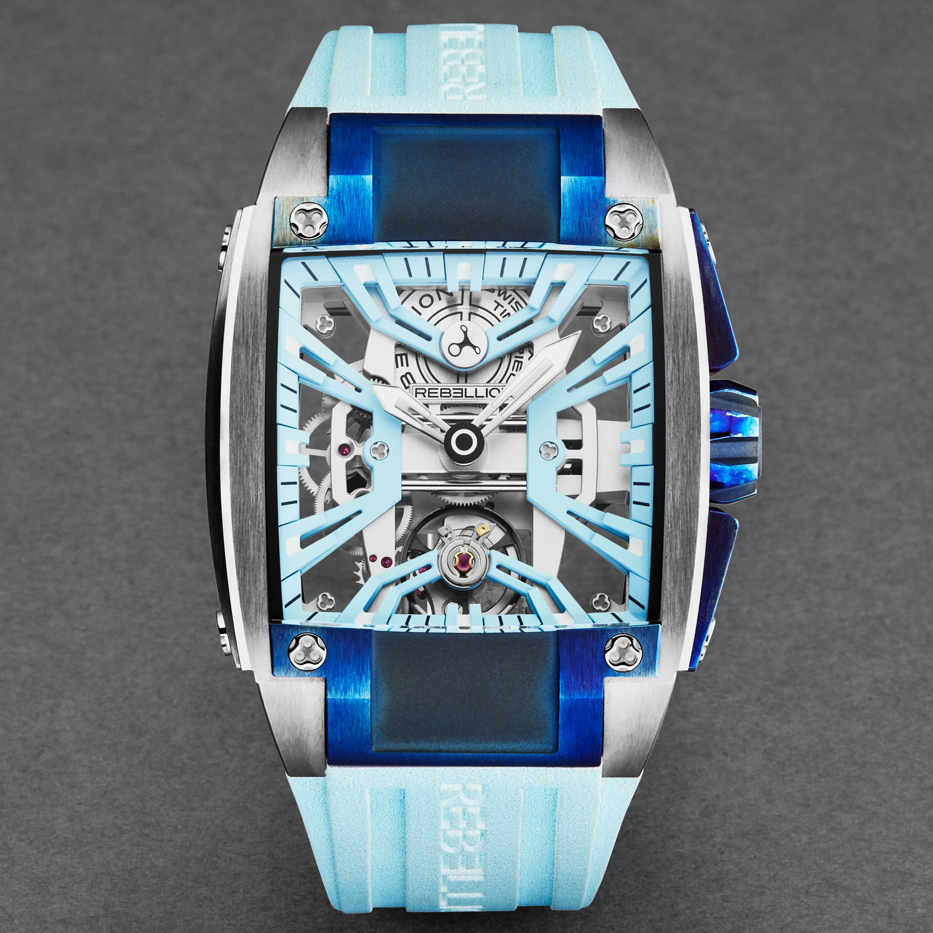 Re-Volt RBREV2H.ONW19 / Blue Skeletonized | Blue Skeletonized Dial - Image 4