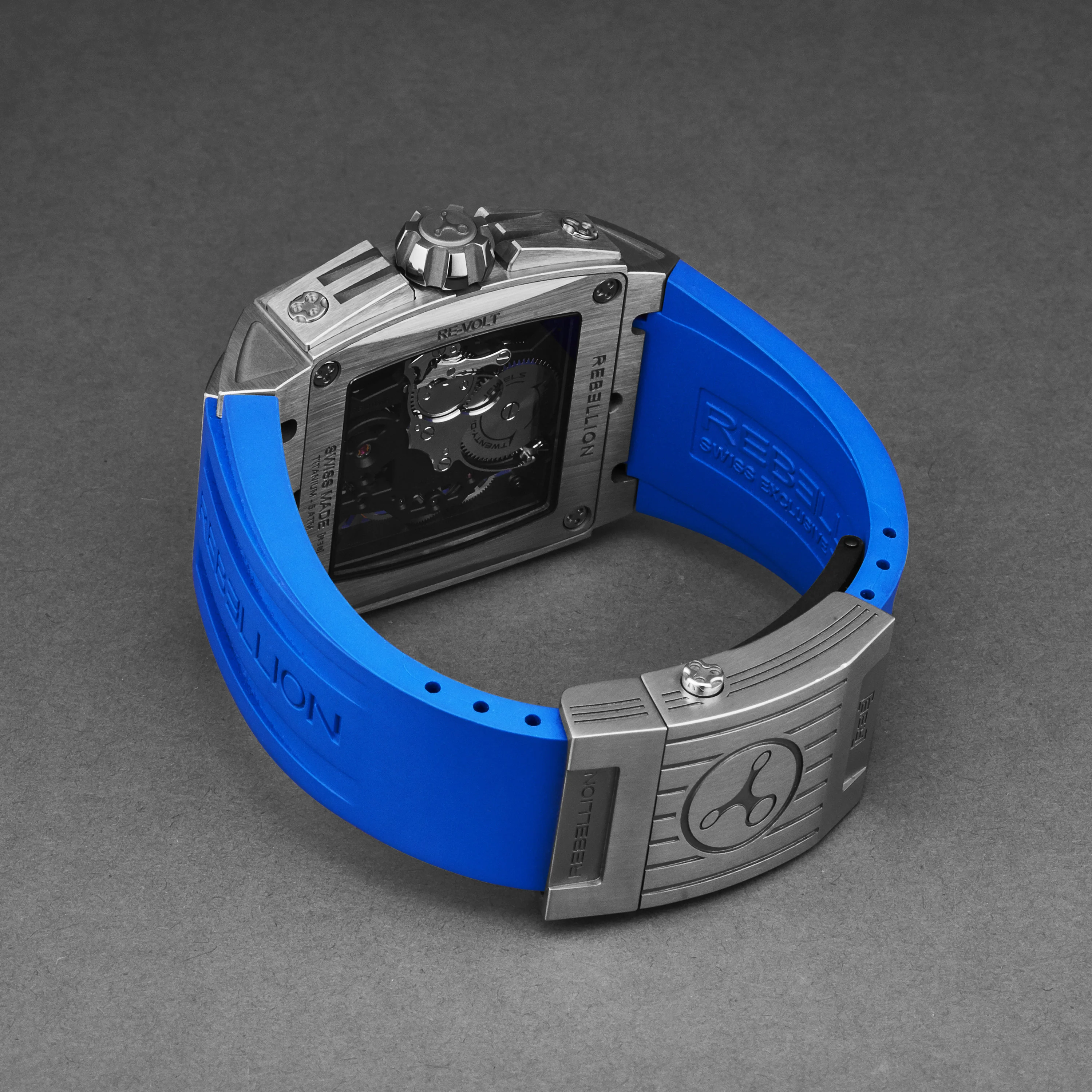 Re-Volt RBREV2H.TB.BK / Blue Skeletonized | Blue Skeletonized Dial - Image 3