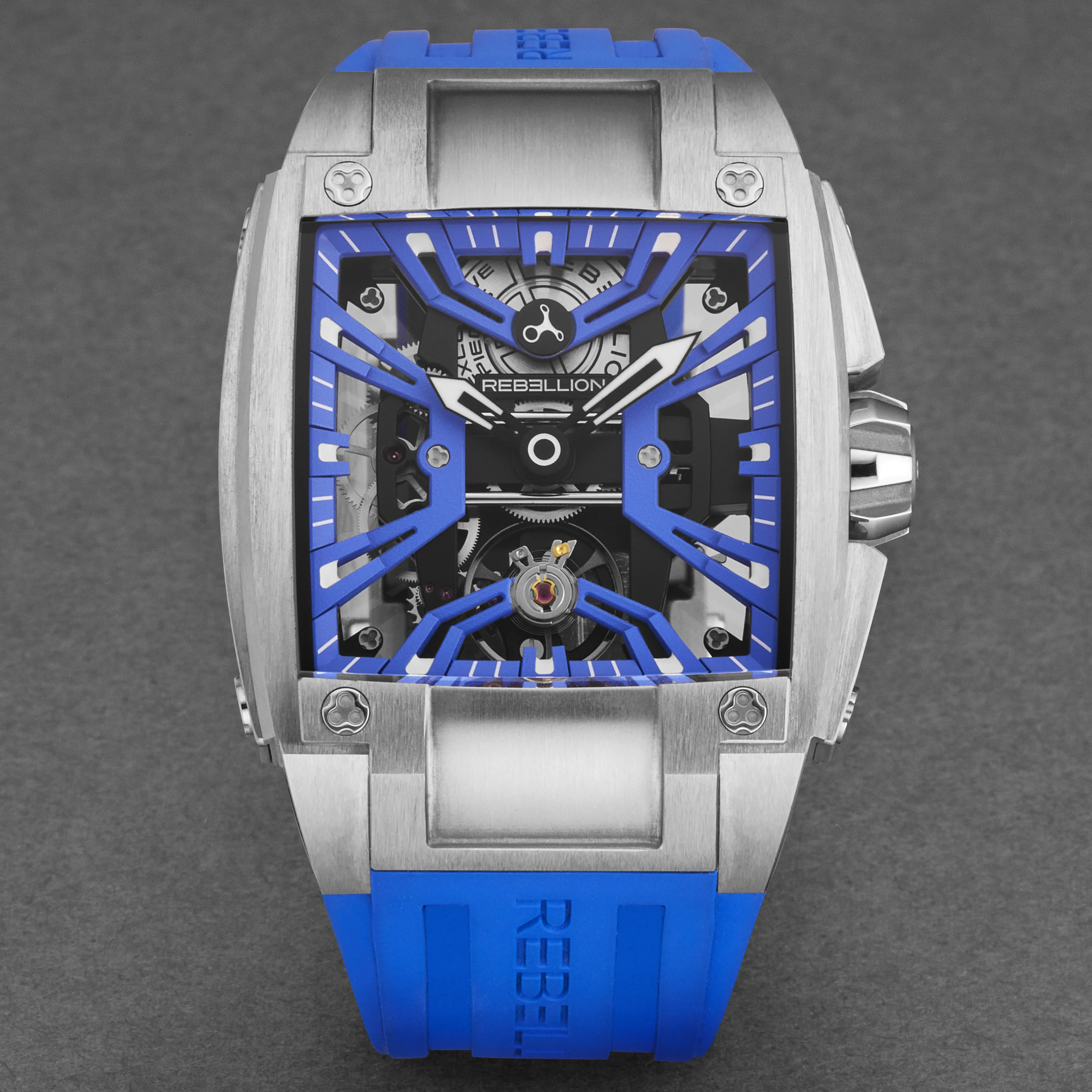 Re-Volt RBREV2H.TB.BK / Blue Skeletonized | Blue Skeletonized Dial - Image 4