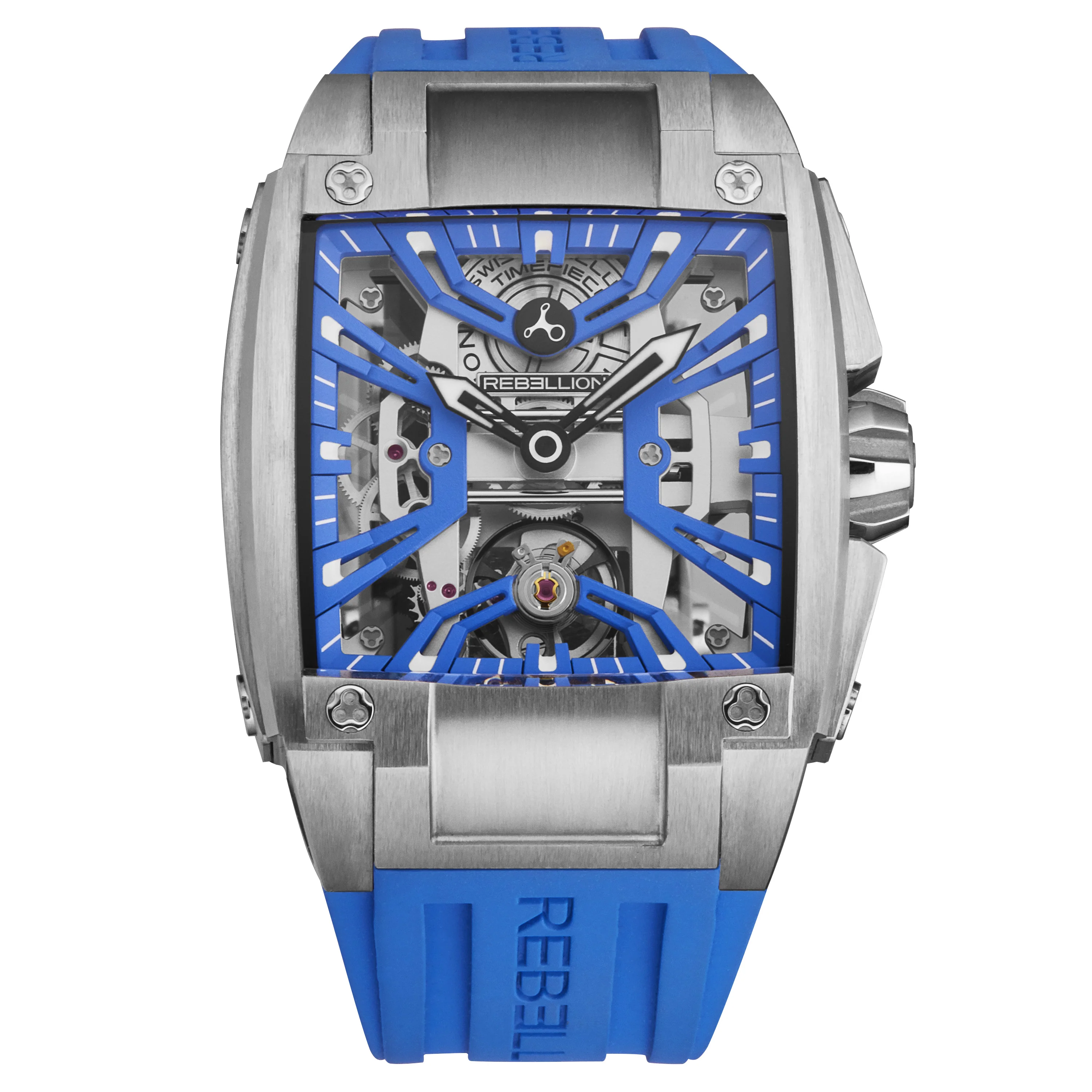 Re-Volt RBREV2H.TB.BU / Blue Skeletonized | Blue Skeletonized Dial