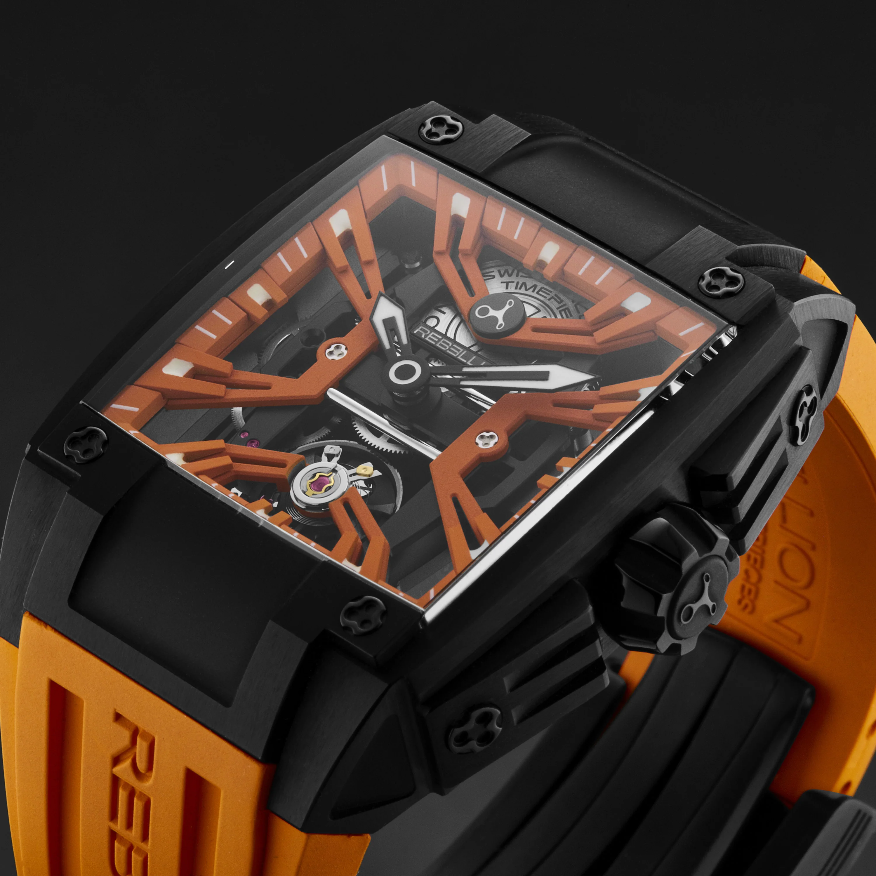 Re-Volt RBREV2H.TB.OR / Orange Skeletonized | Orange Skeletonized Dial - Image 4