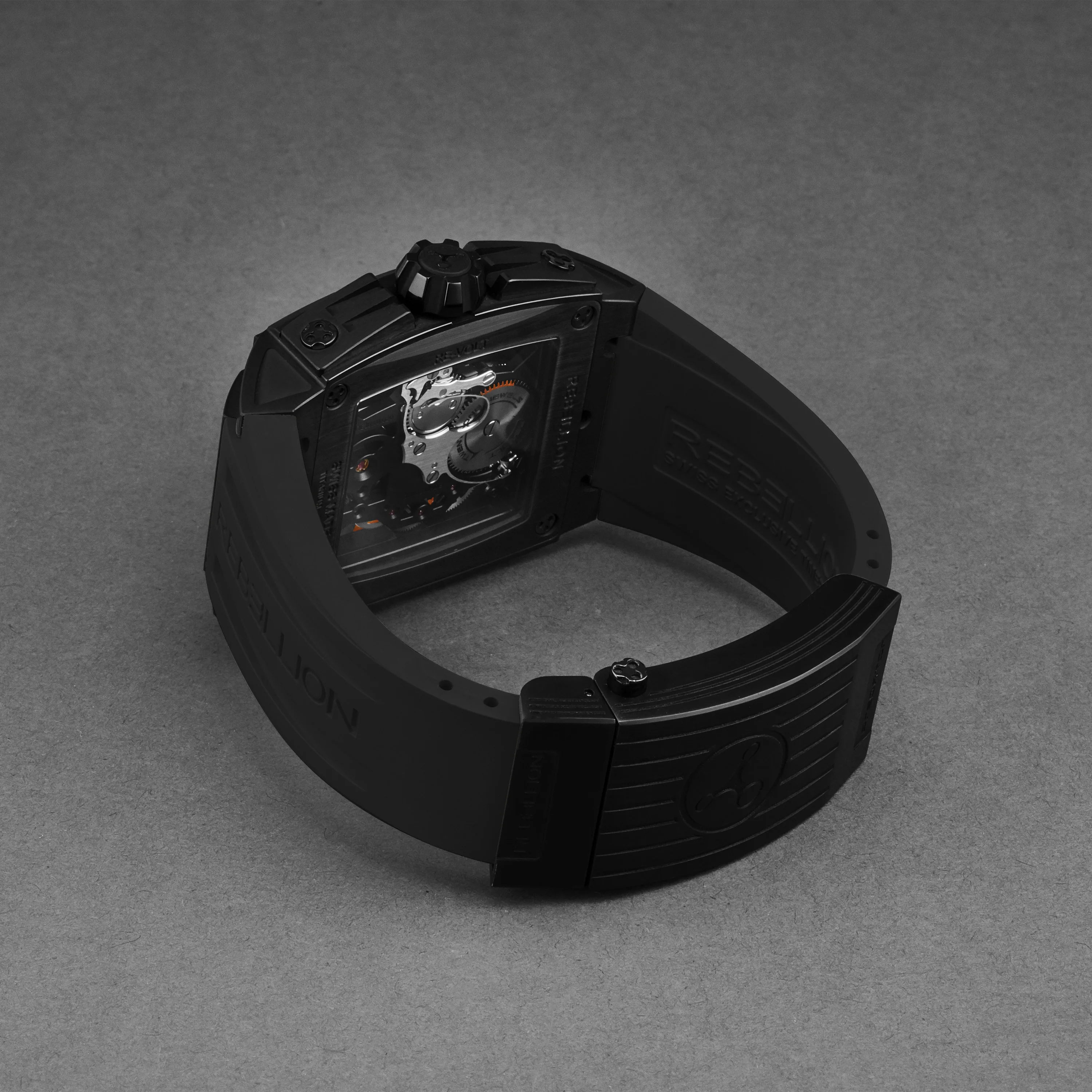 Re-Volt RBREV2H.TB.RD / Red Skeletonized | Red Skeletonized Dial - Image 2