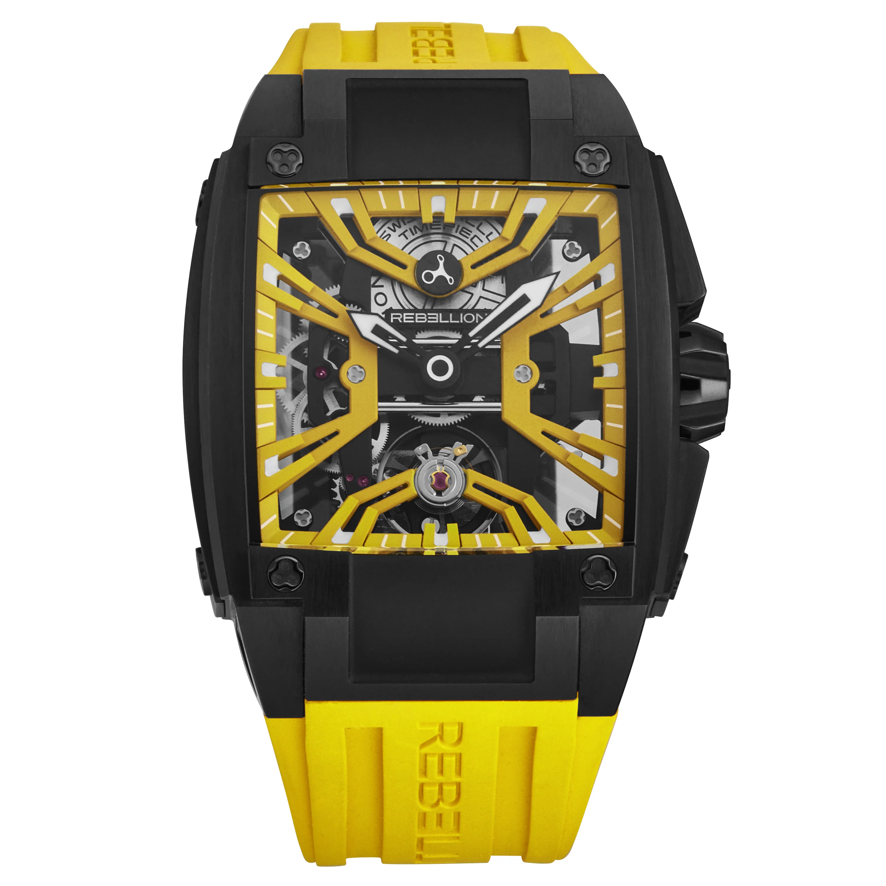 Re-Volt RBREV2H.TB.YW / Yellow Skeletonized | Yellow Skeletonized Dial