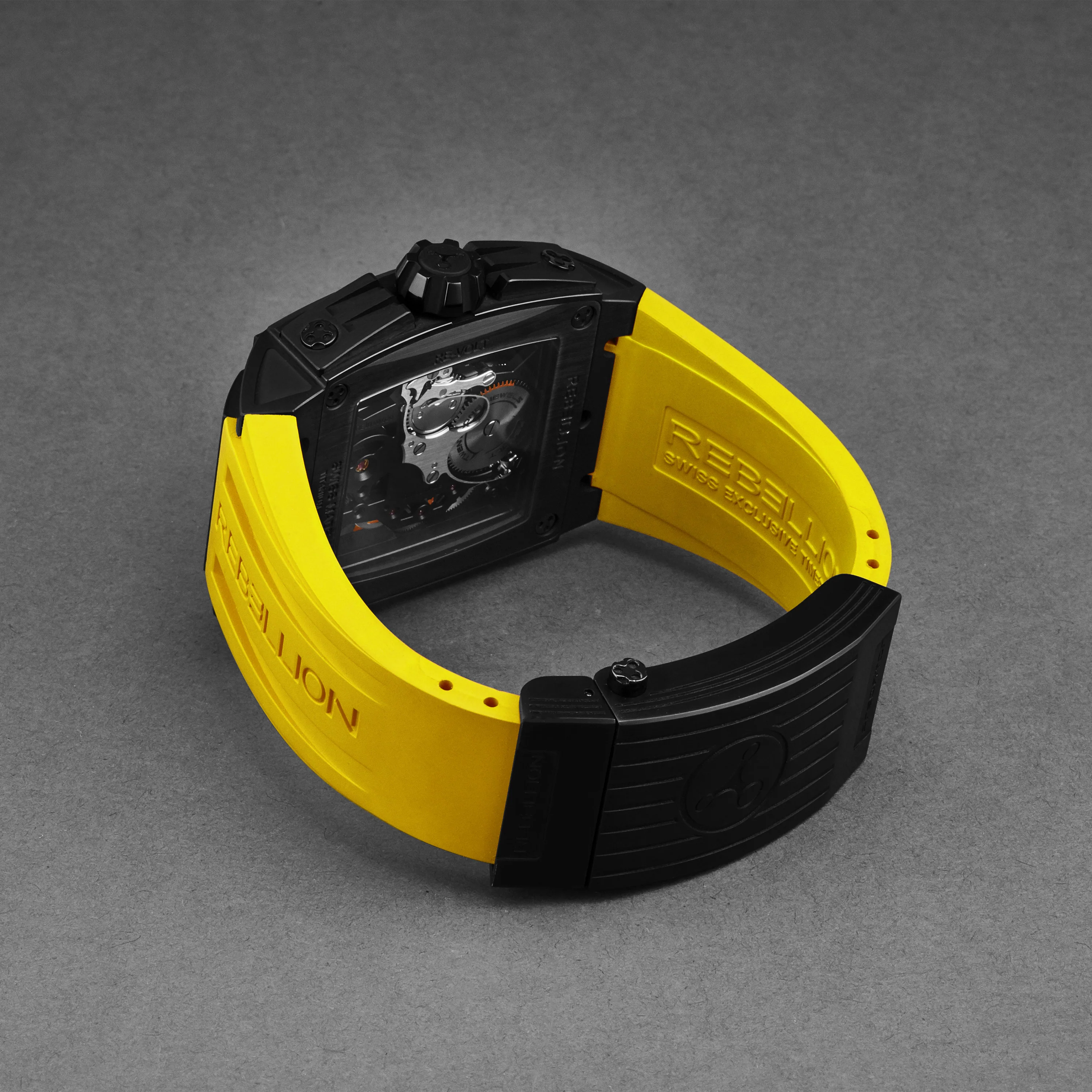Re-Volt RBREV2H.TB.YW / Yellow Skeletonized | Yellow Skeletonized Dial - Image 2