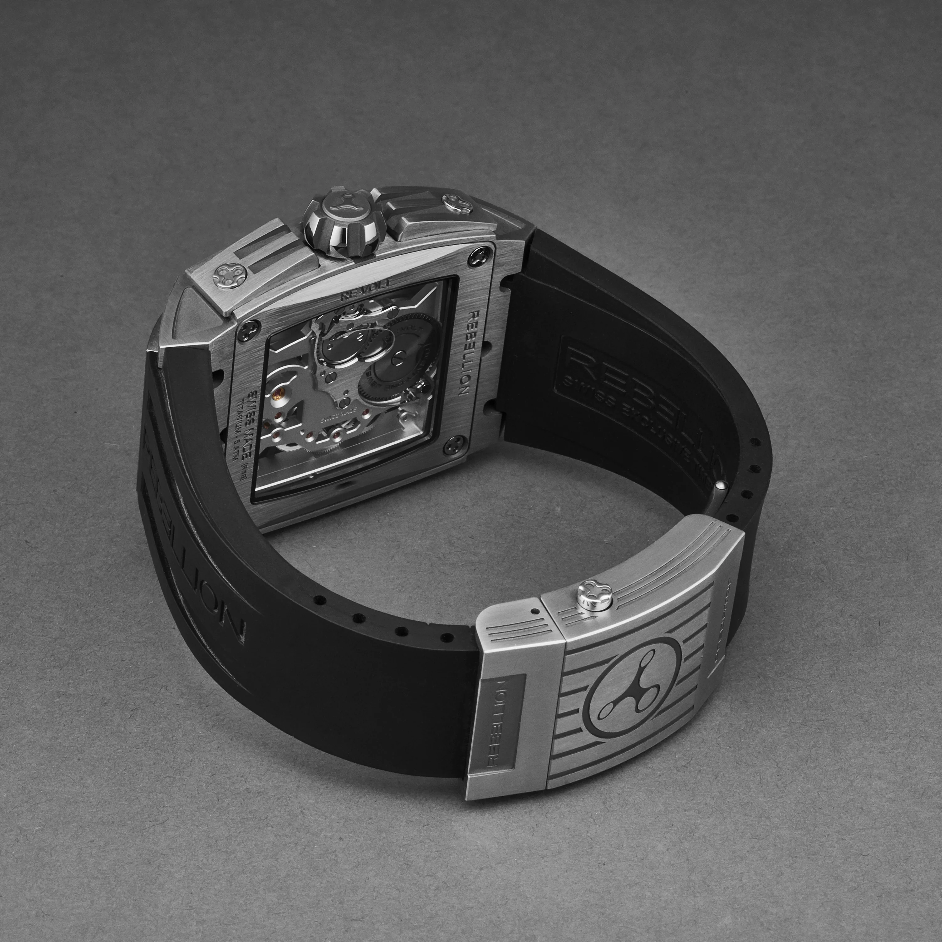 Re-Volt RBREV2H.TI.BKRH / Black Skeletonized | Black Skeletonized Dial - Image 3