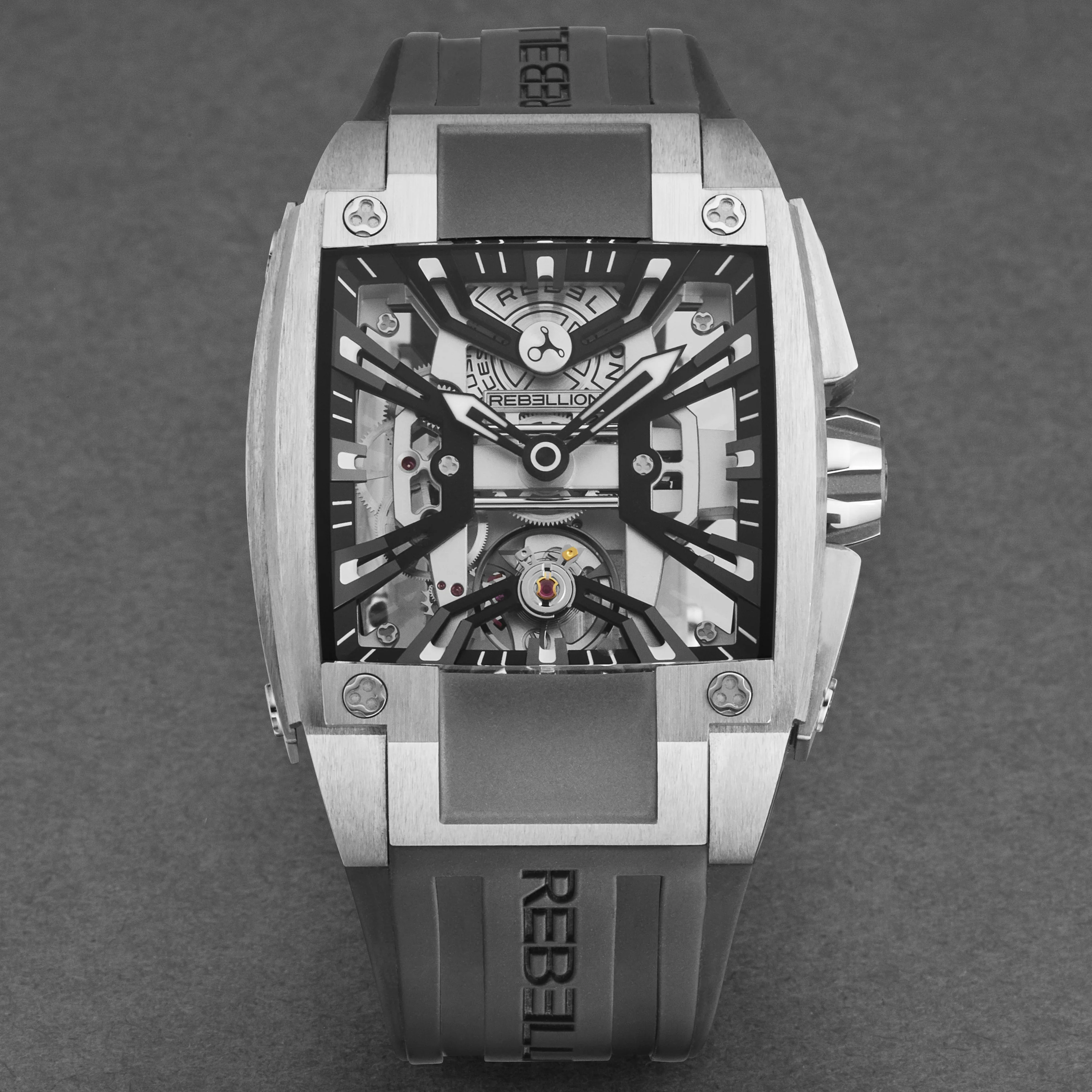 Re-Volt RBREV2H.TI.BKRH / Black Skeletonized | Black Skeletonized Dial - Image 4