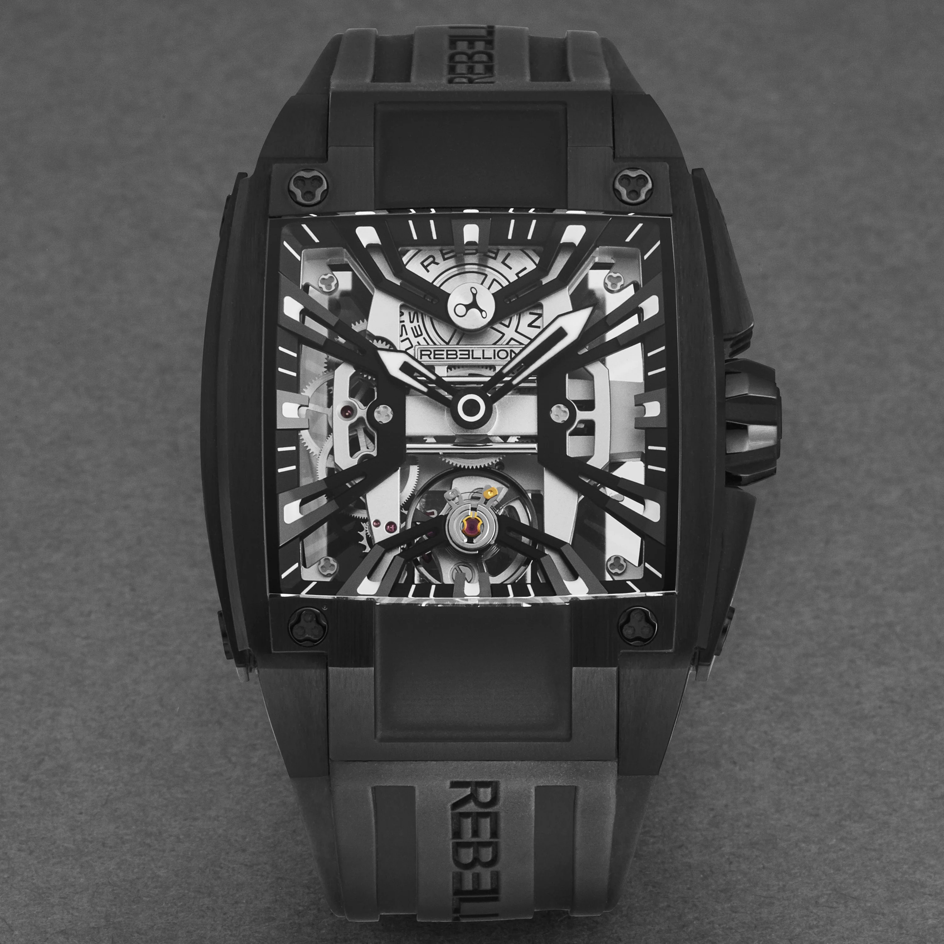 Re-Volt RBREV2H.TI.BL / Black Skeletonized | Black Skeletonized Dial - Image 4