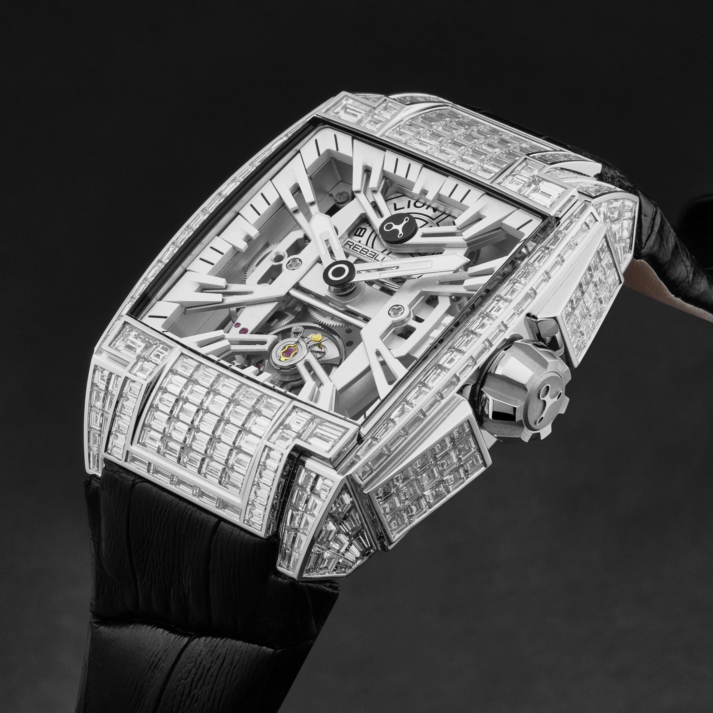 Re-Volt RBREV3H.6N.FBAG / White Skeletonized | White Skeletonized Dial - Image 2