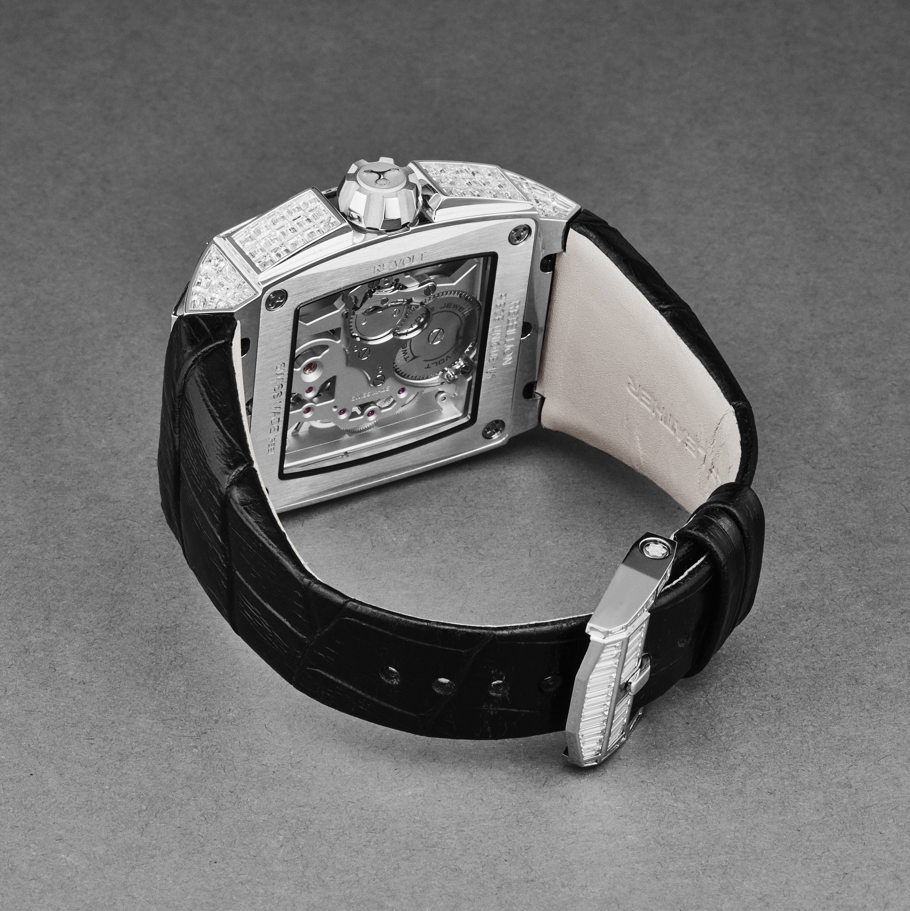 Re-Volt RBREV3H.6N.FBAG / White Skeletonized | White Skeletonized Dial - Image 3