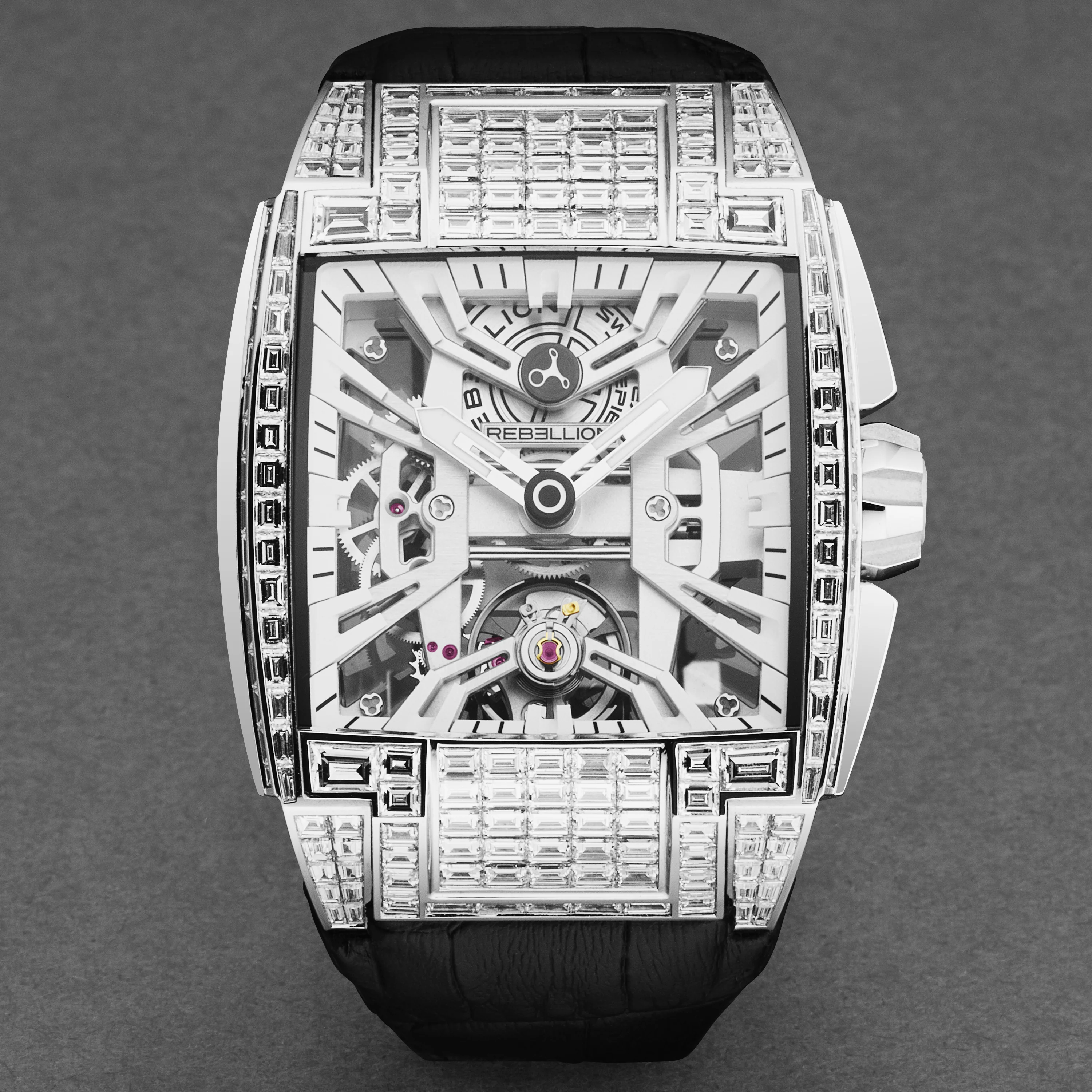 Re-Volt RBREV3H.6N.FBAG / White Skeletonized | White Skeletonized Dial - Image 4