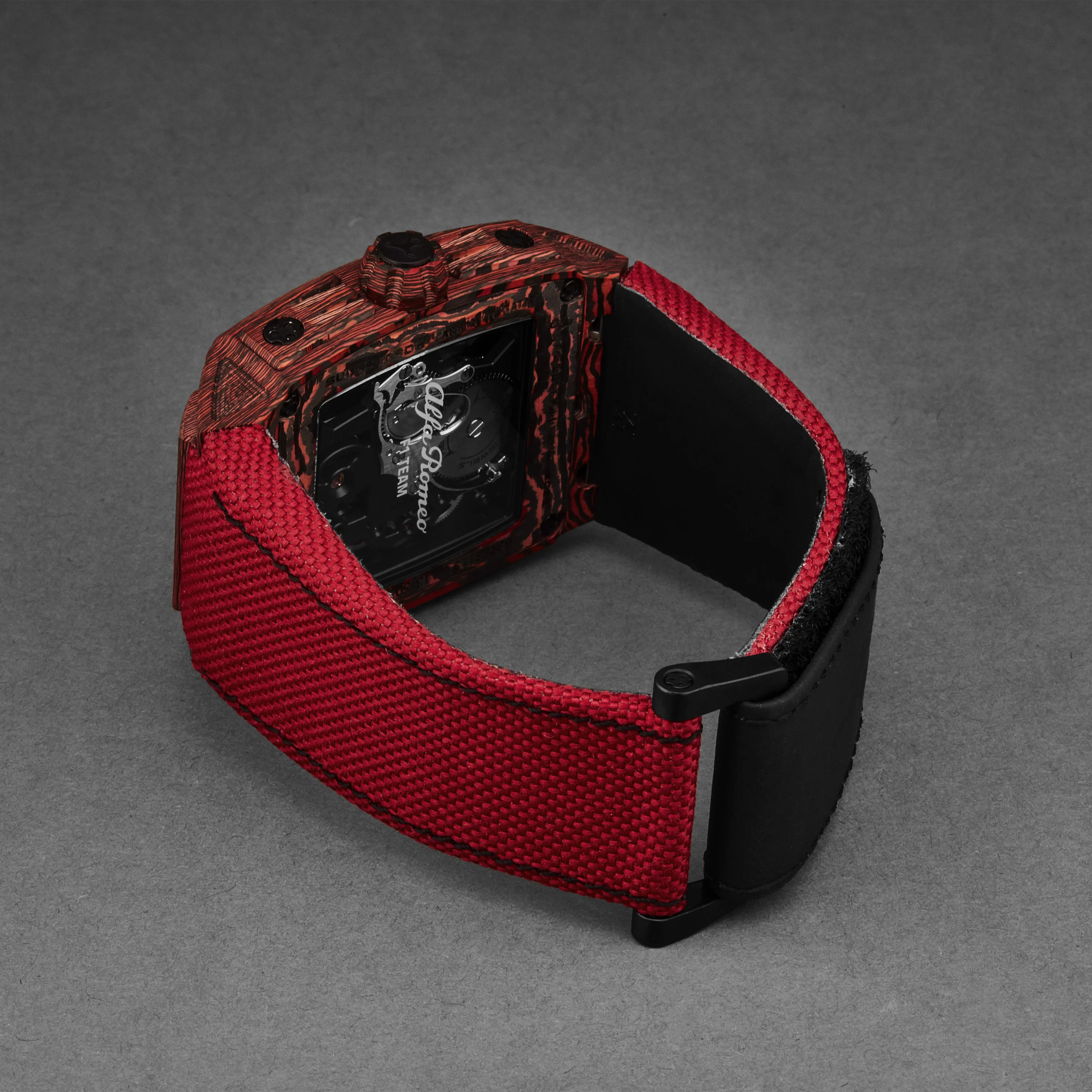 Re-Volt RBREV3H.CA.GZH / Red Skeletonized | Red Skeletonized Dial - Image 3