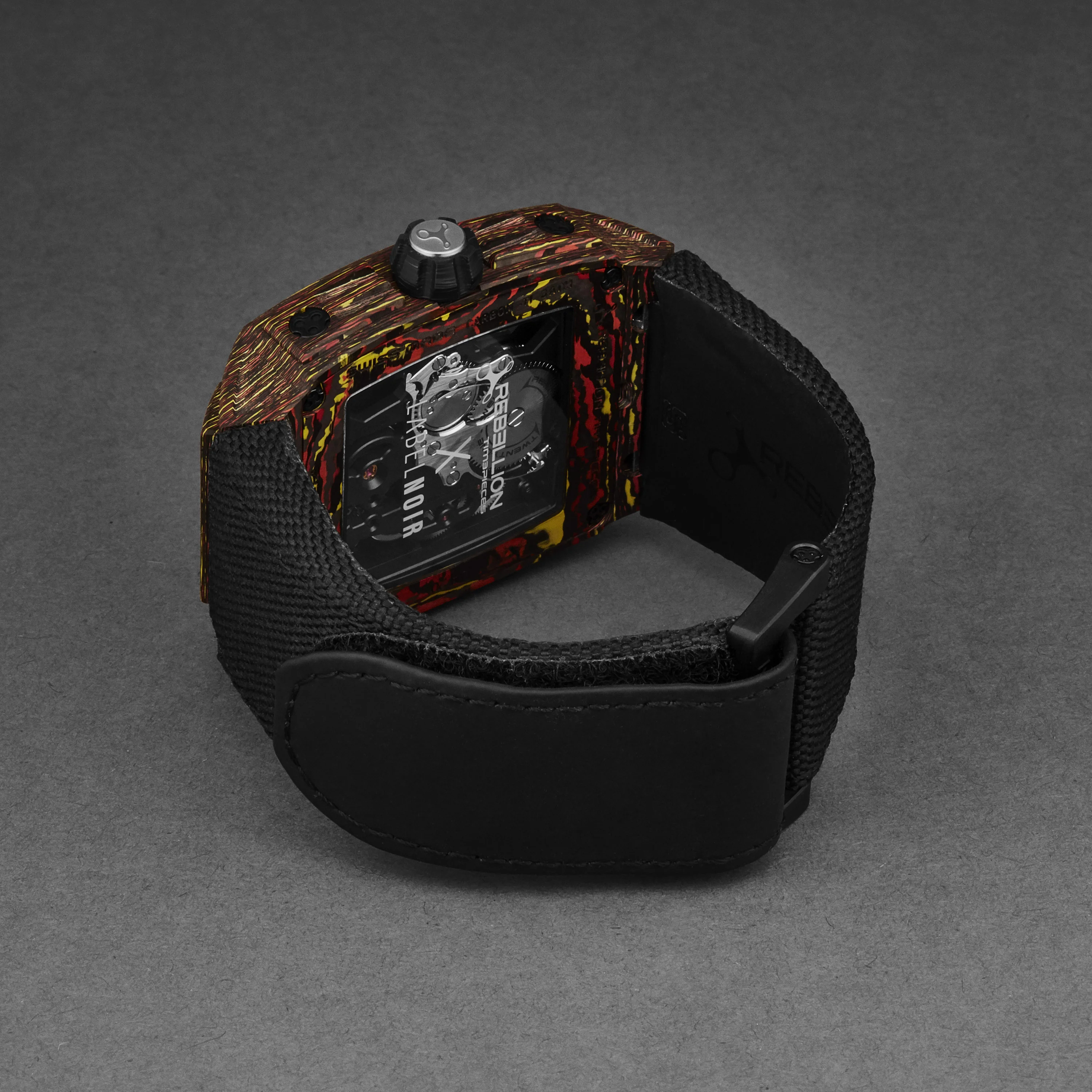 Re-Volt RBREV3H.CA.LBN / Black Yellow Skeletonized | Black Yellow Skeletonized Dial - Image 3
