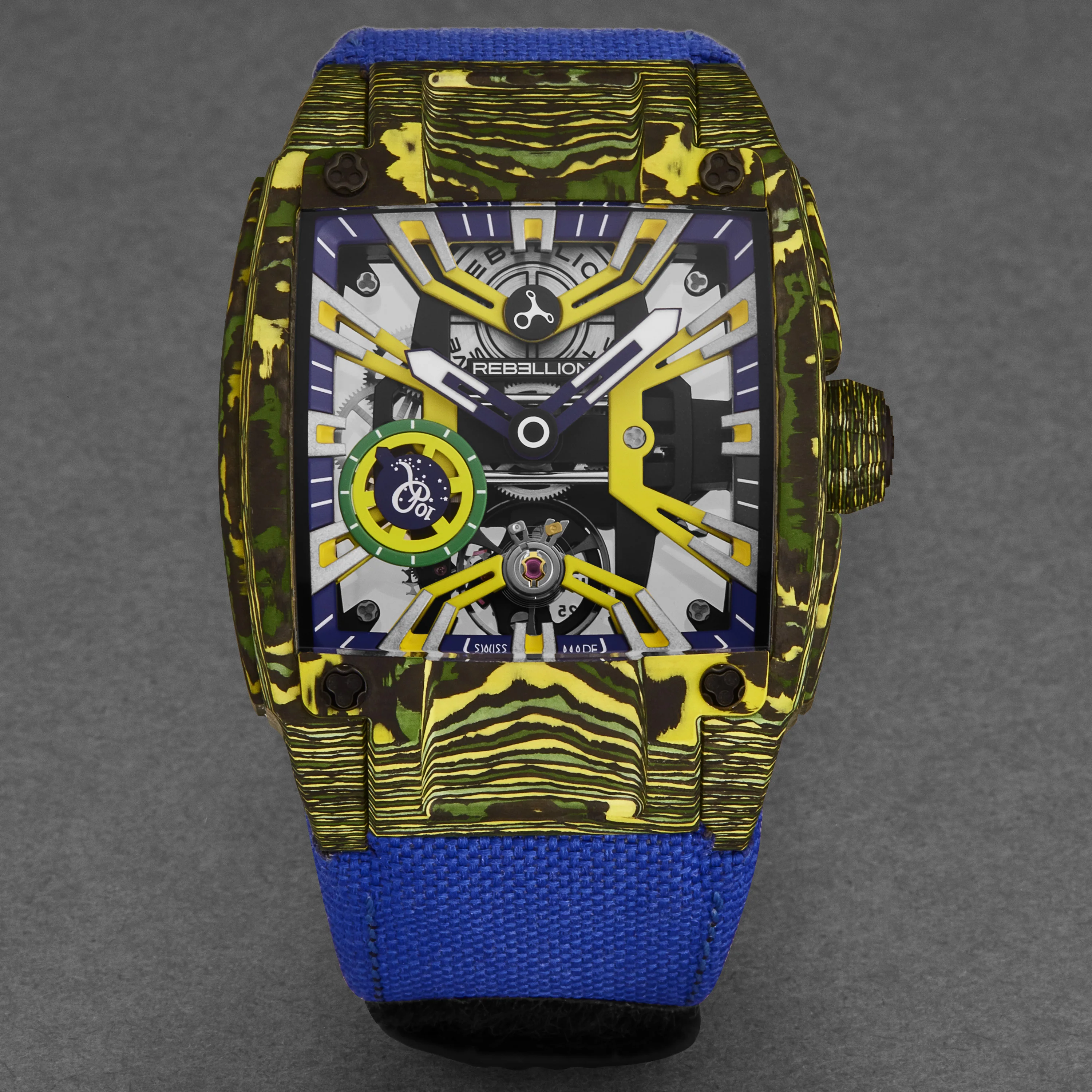 Re-Volt RBREV3H.CA.RON / Yellow Skeletonized | Yellow Skeletonized Dial - Image 3