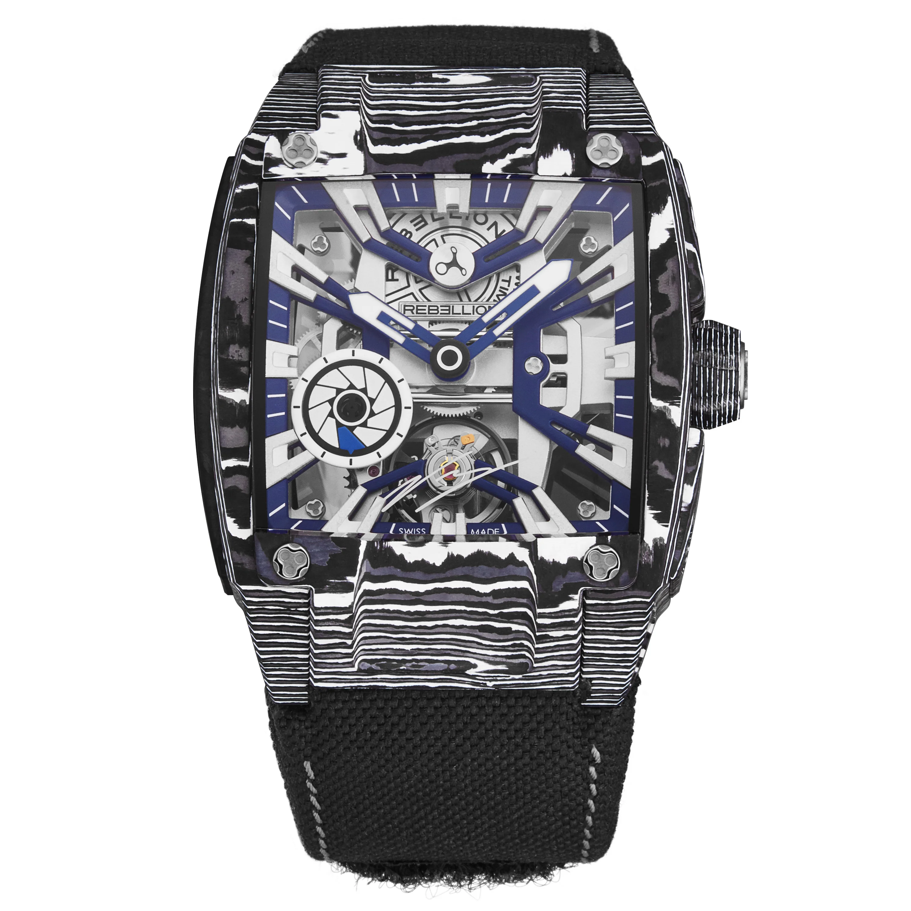 Re-Volt RBREV3H.CA.VBO / Blue Skeletonized | Blue Skeletonized Dial