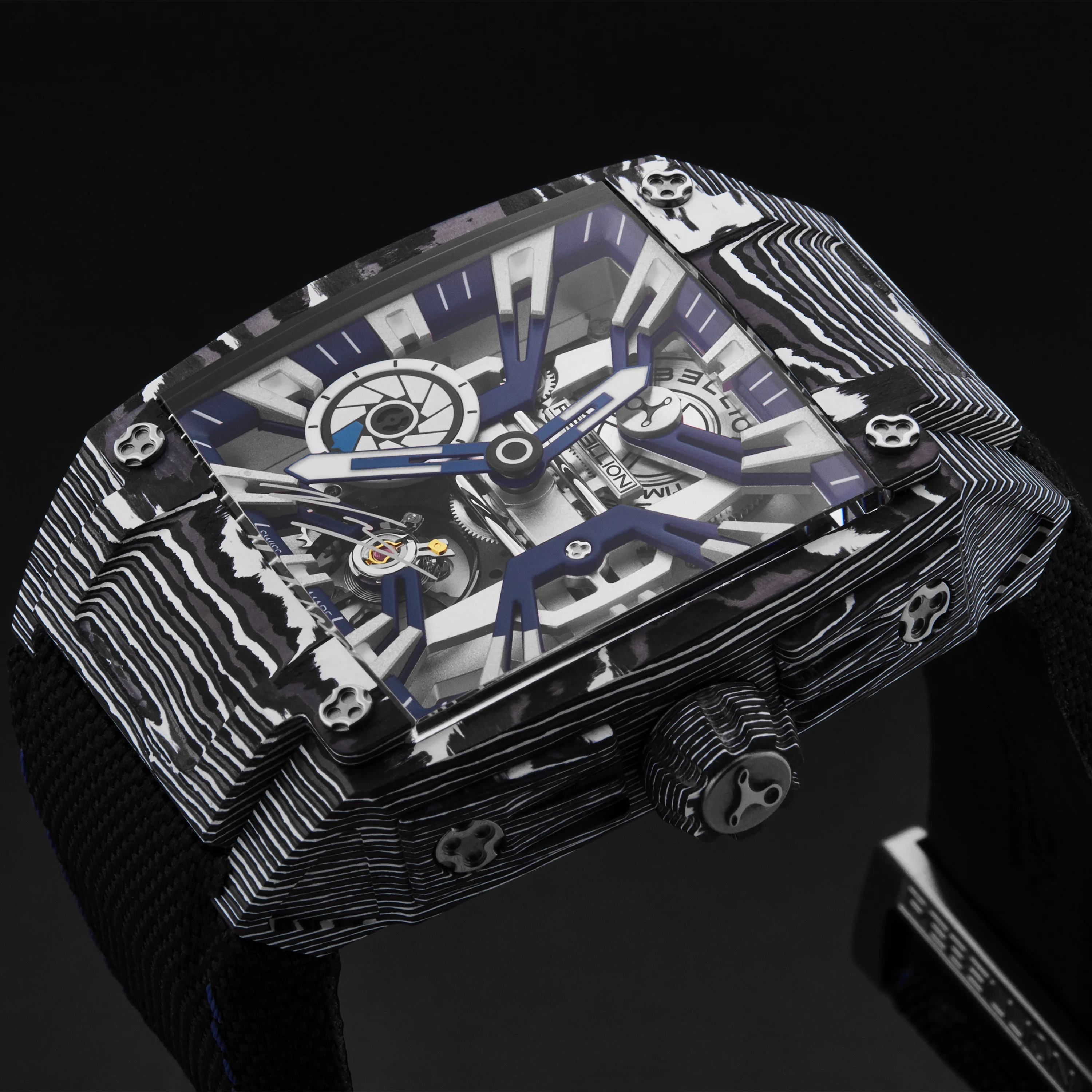Re-Volt RBREV3H.CA.VBO / Blue Skeletonized | Blue Skeletonized Dial - Image 2