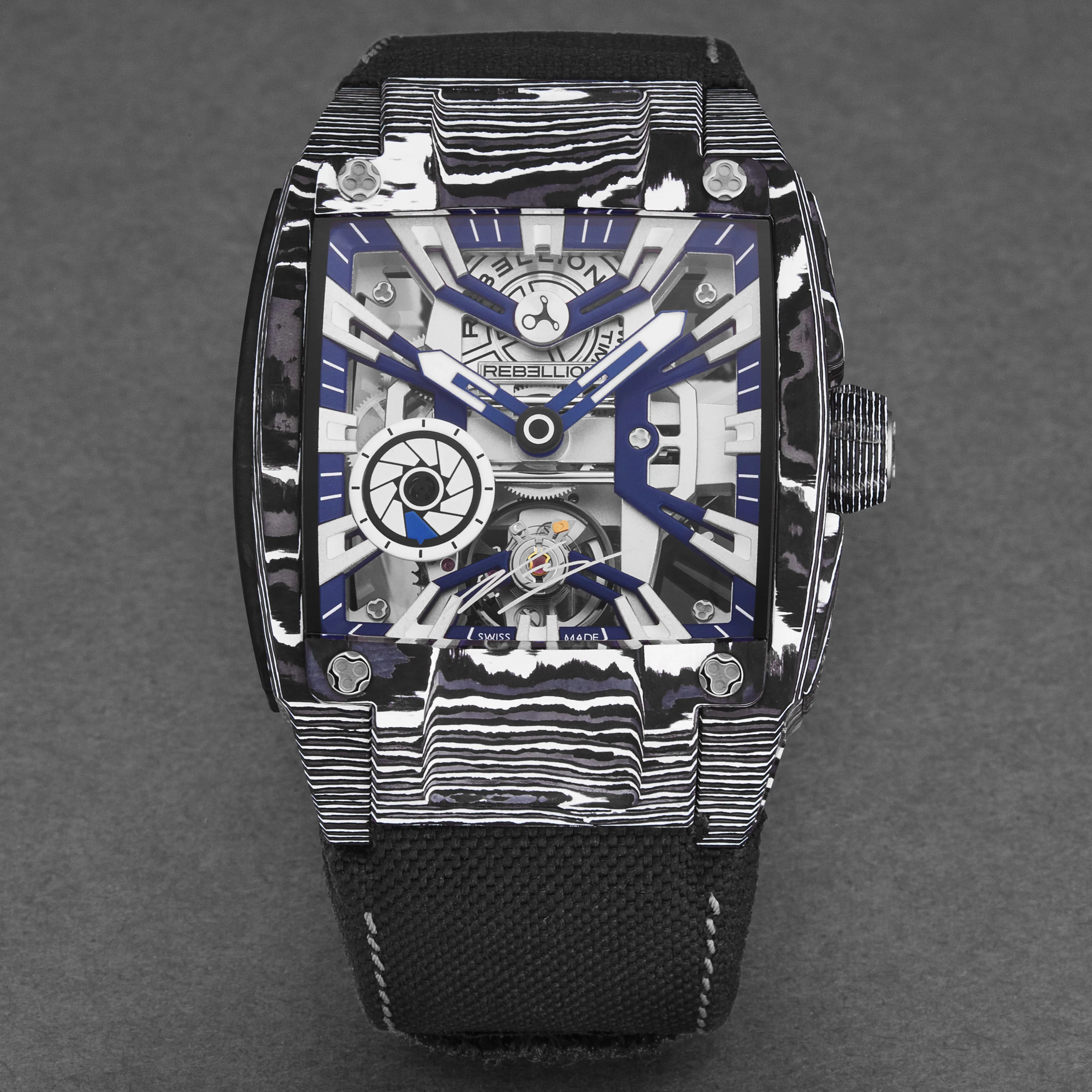Re-Volt RBREV3H.CA.VBO / Blue Skeletonized | Blue Skeletonized Dial - Image 4