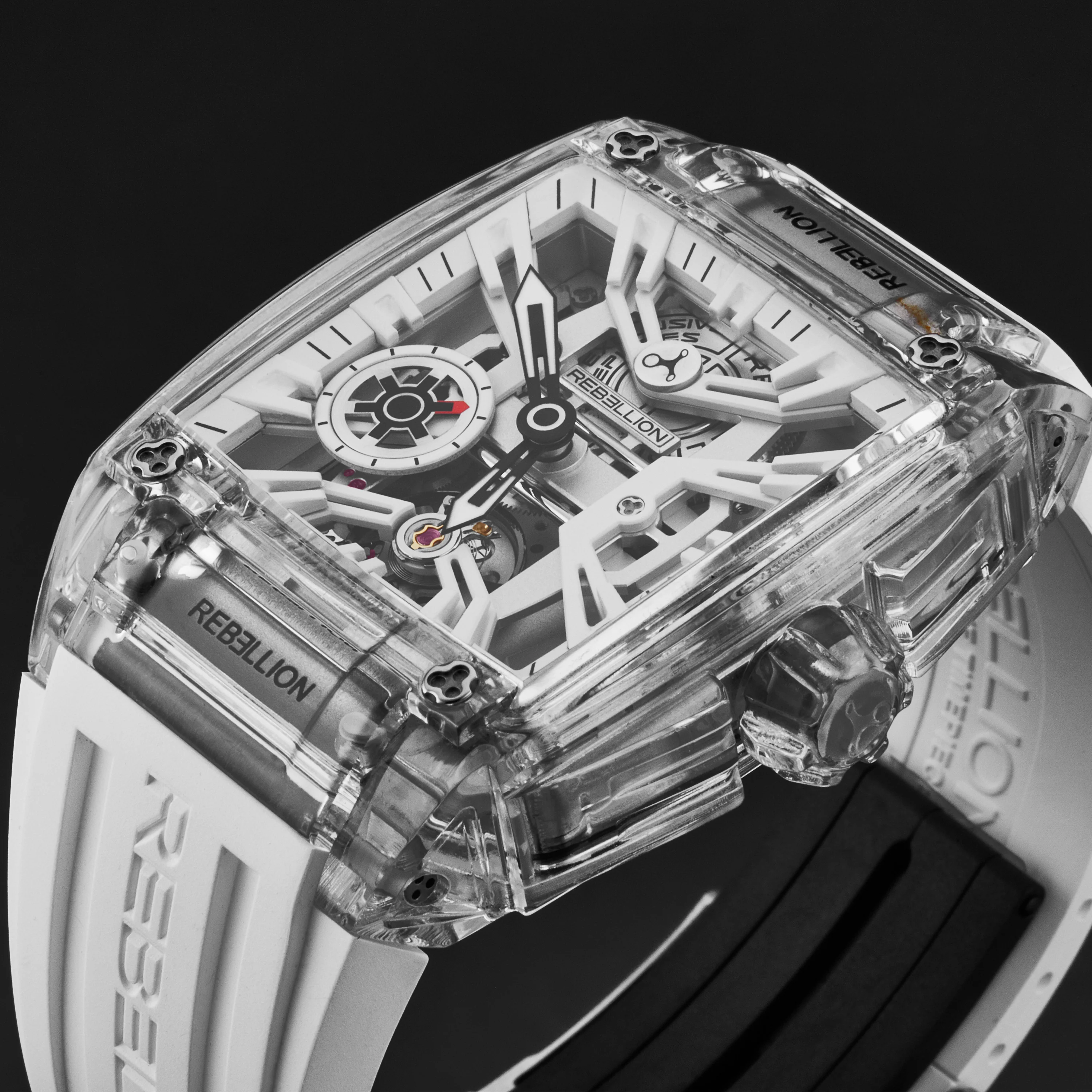 Re-Volt RBREV3H.SA.WH / White Skeletonized | White Skeletonized Dial - Image 2