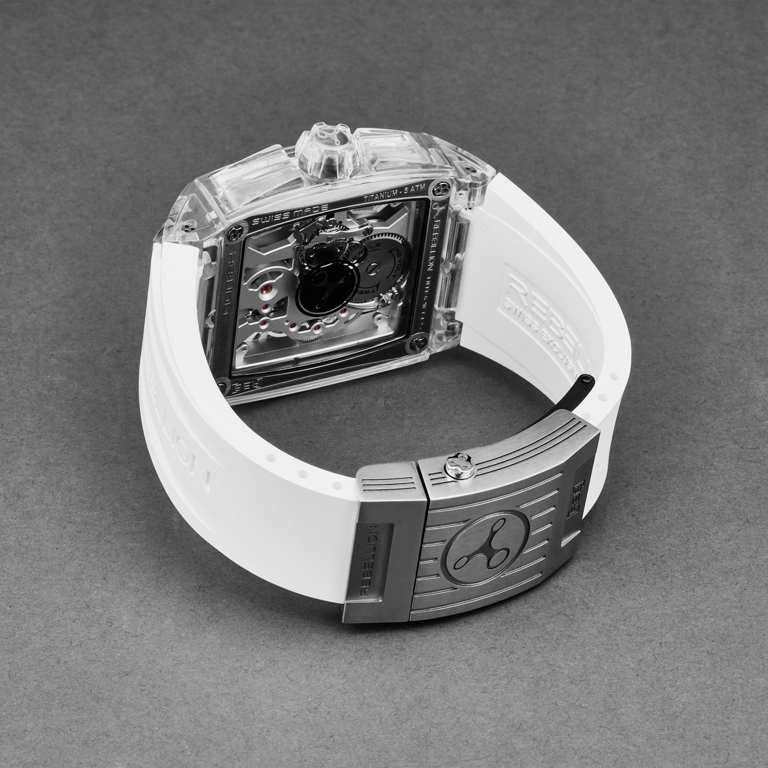 Re-Volt RBREV3H.SA.WH / White Skeletonized | White Skeletonized Dial - Image 3