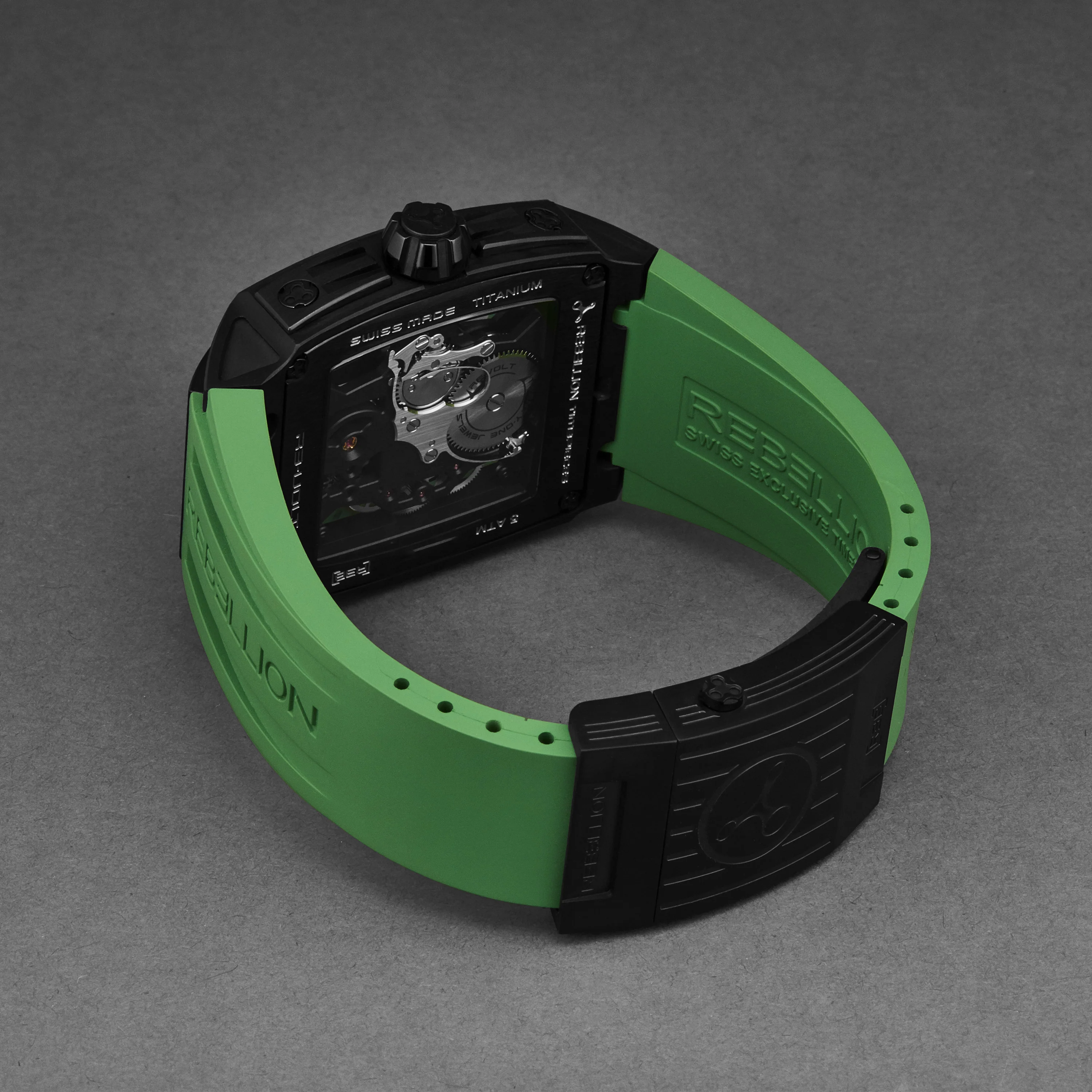 Re-Volt RBREV3H.TB.GR / Green Skeletonized | Green Skeletonized Dial - Image 3