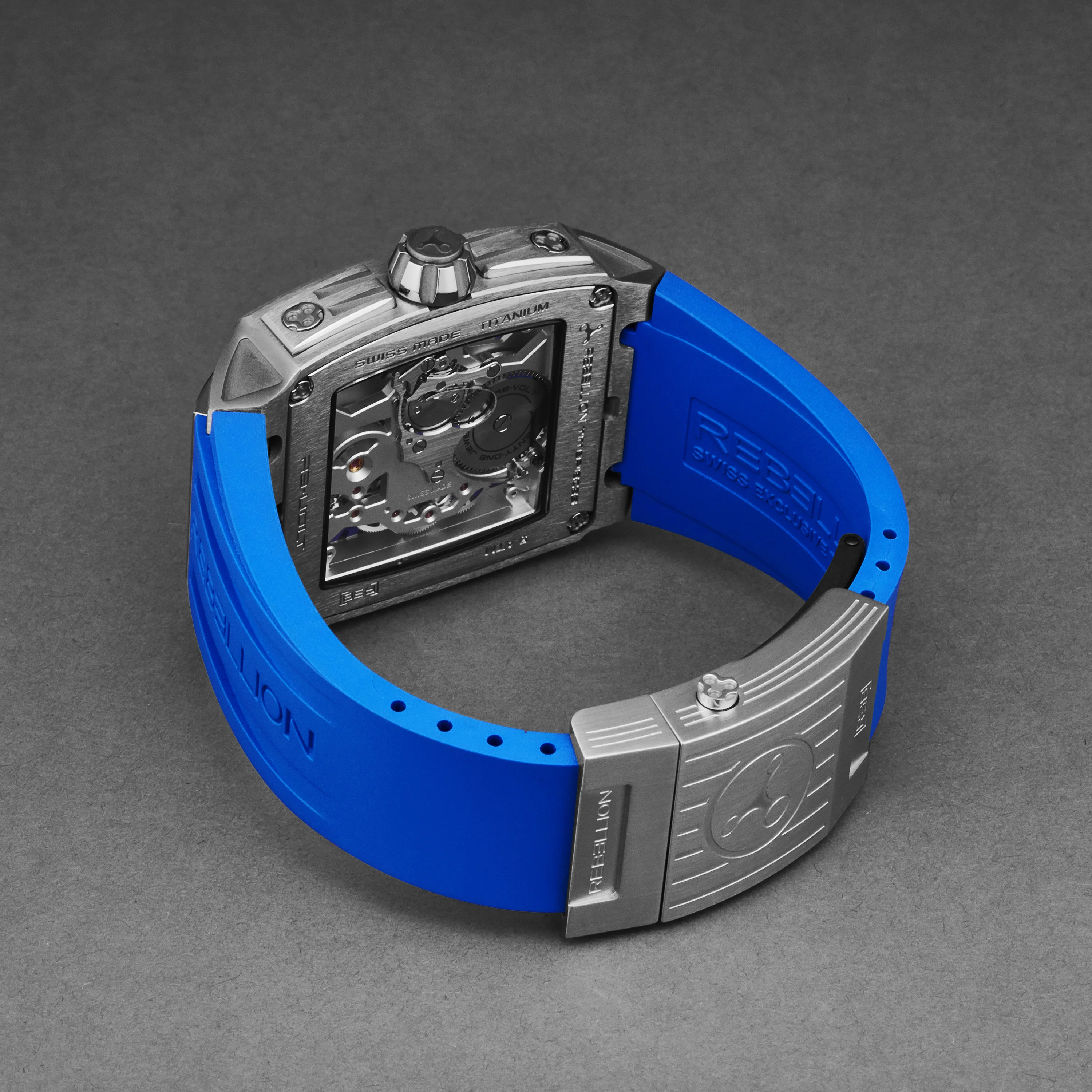 Re-Volt RBREV3H.TI.BL / Blue Skeletonized | Blue Skeletonized Dial - Image 3