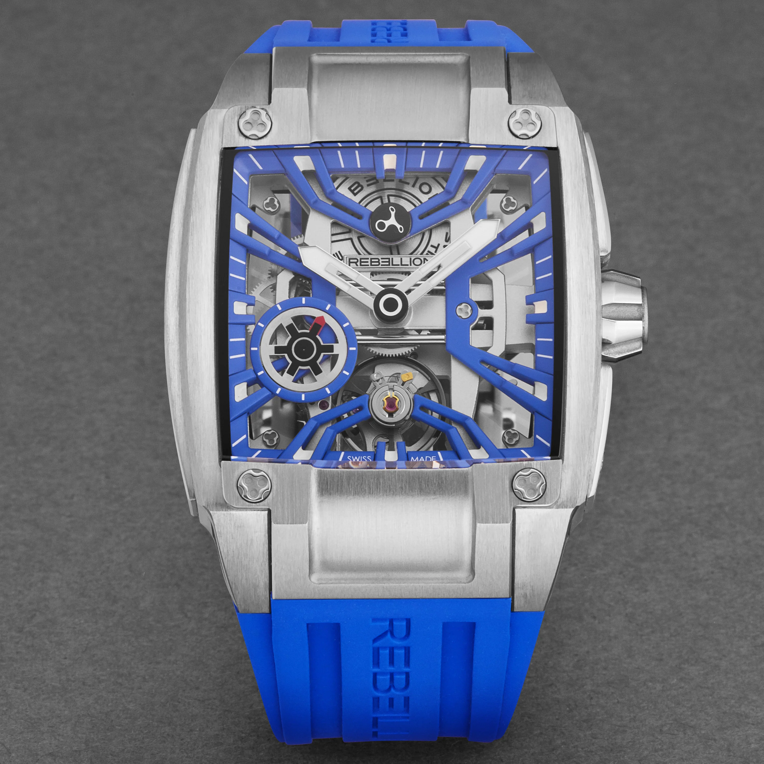 Re-Volt RBREV3H.TI.BL / Blue Skeletonized | Blue Skeletonized Dial - Image 4