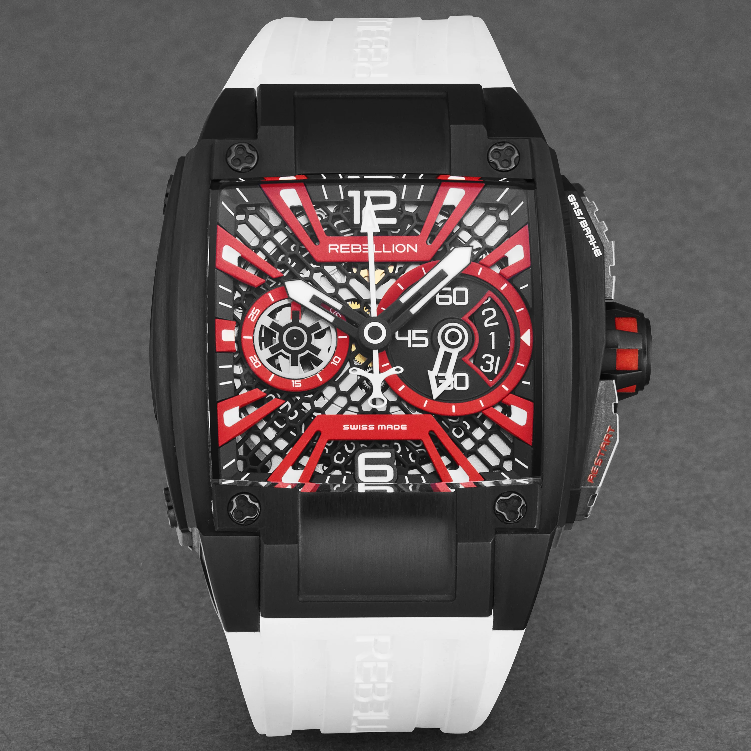Re-Volt RBREVCH.TB.RD / Black Red | Black Red Dial - Image 4