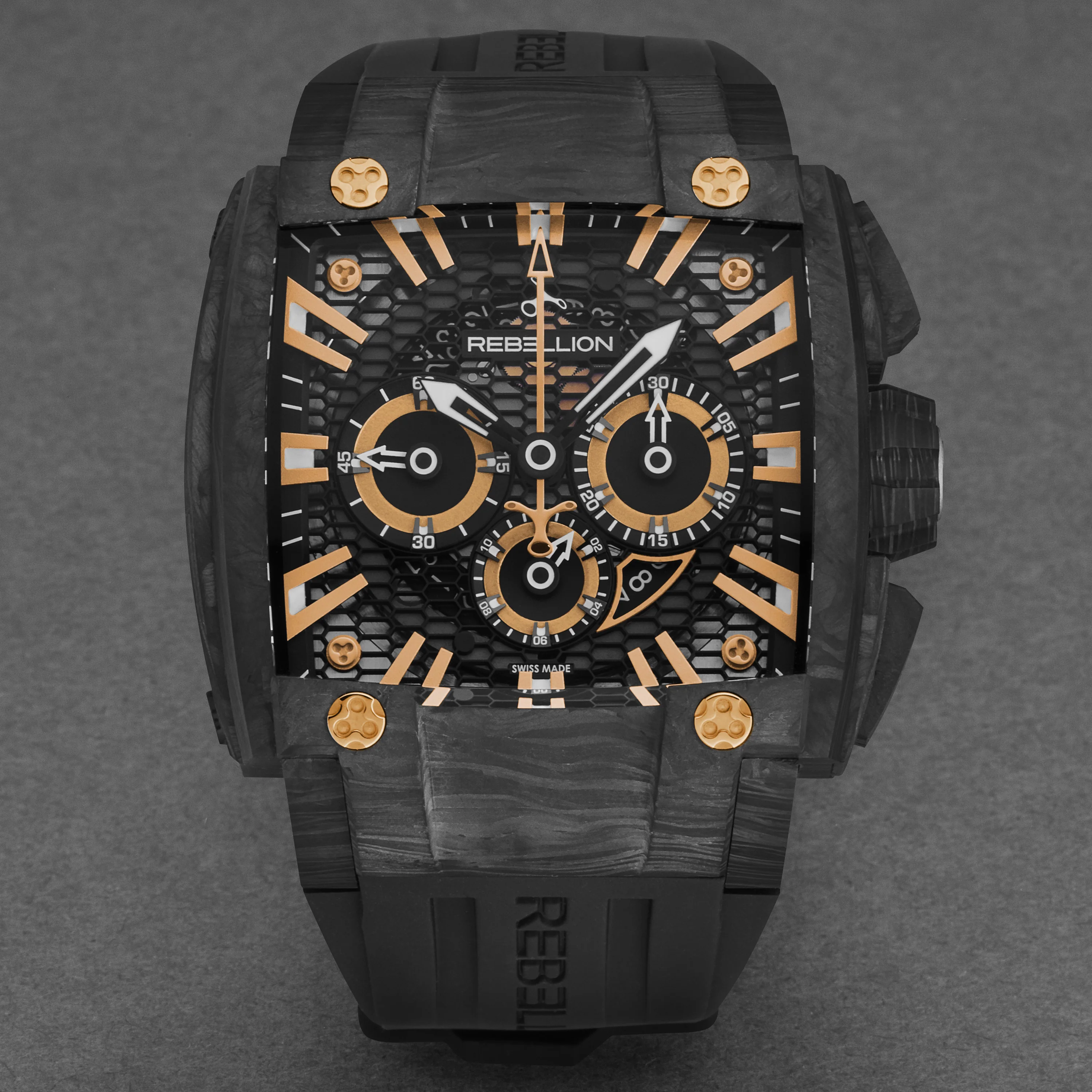 Re1 2.0 RBRE12CH.CA.5N / Black Gold | Black Gold Dial - Image 3